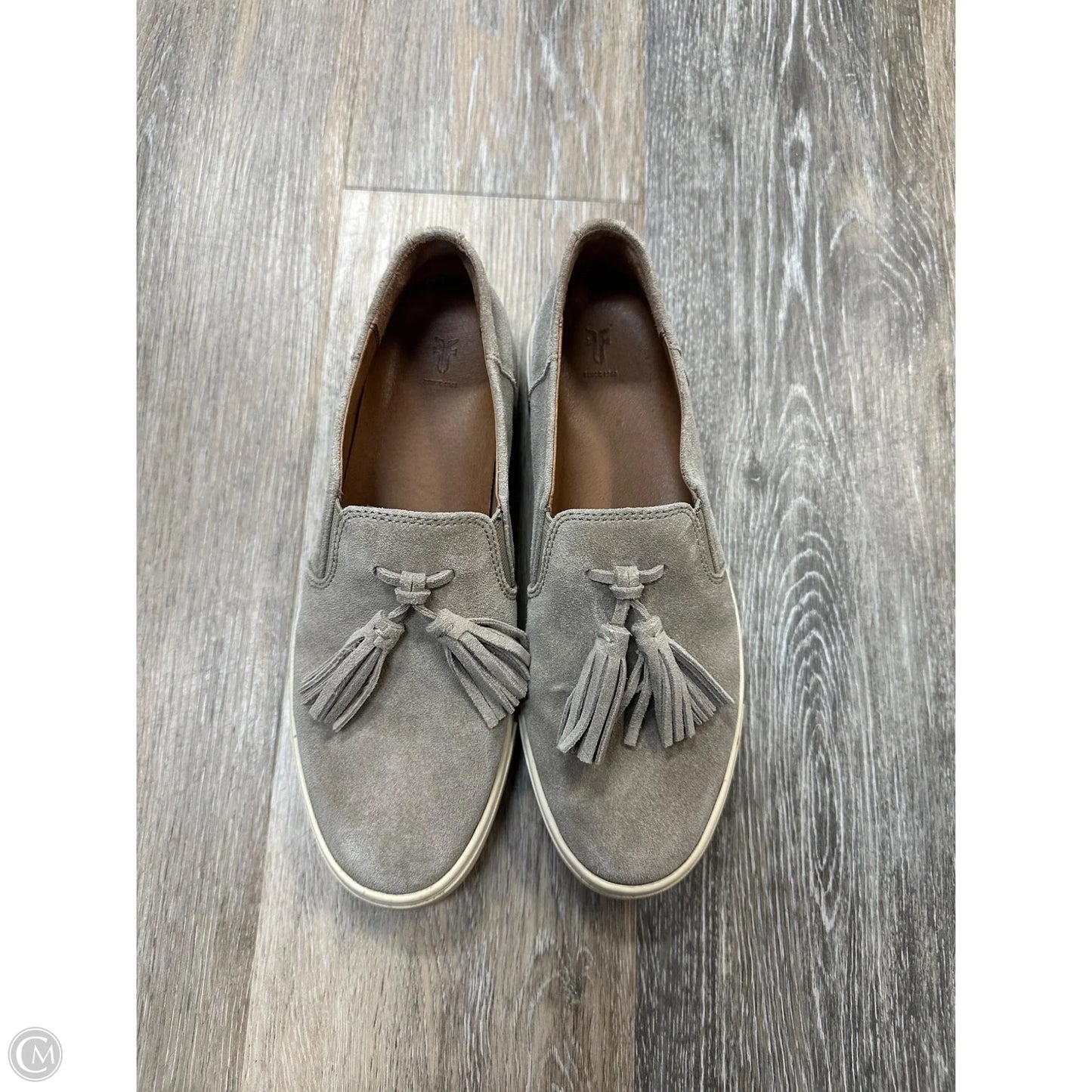Shoes Designer By Frye In Taupe, Size: 7