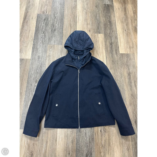 Jacket Designer By Michael Kors In Navy, Size: L
