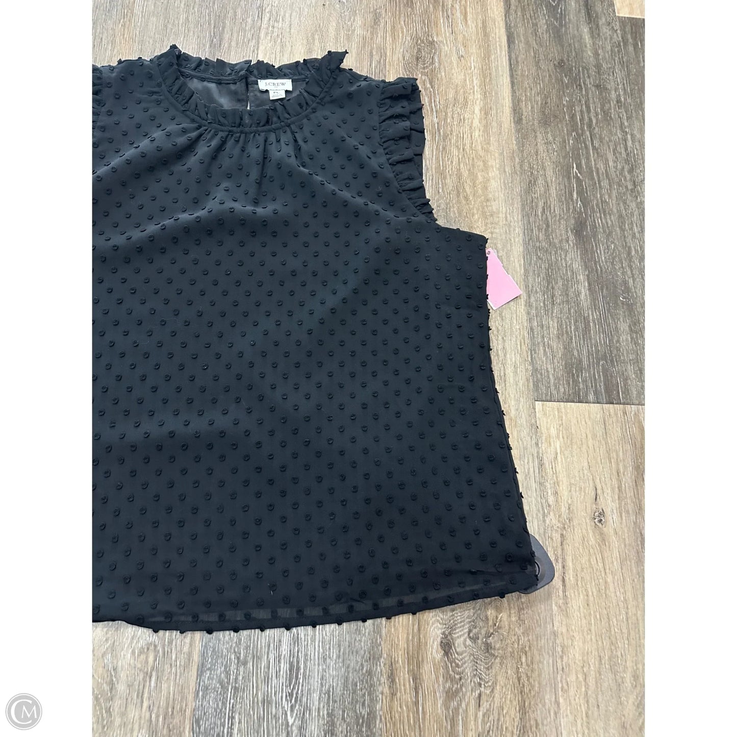 Top Sleeveless By J. Crew In Black, Size: L