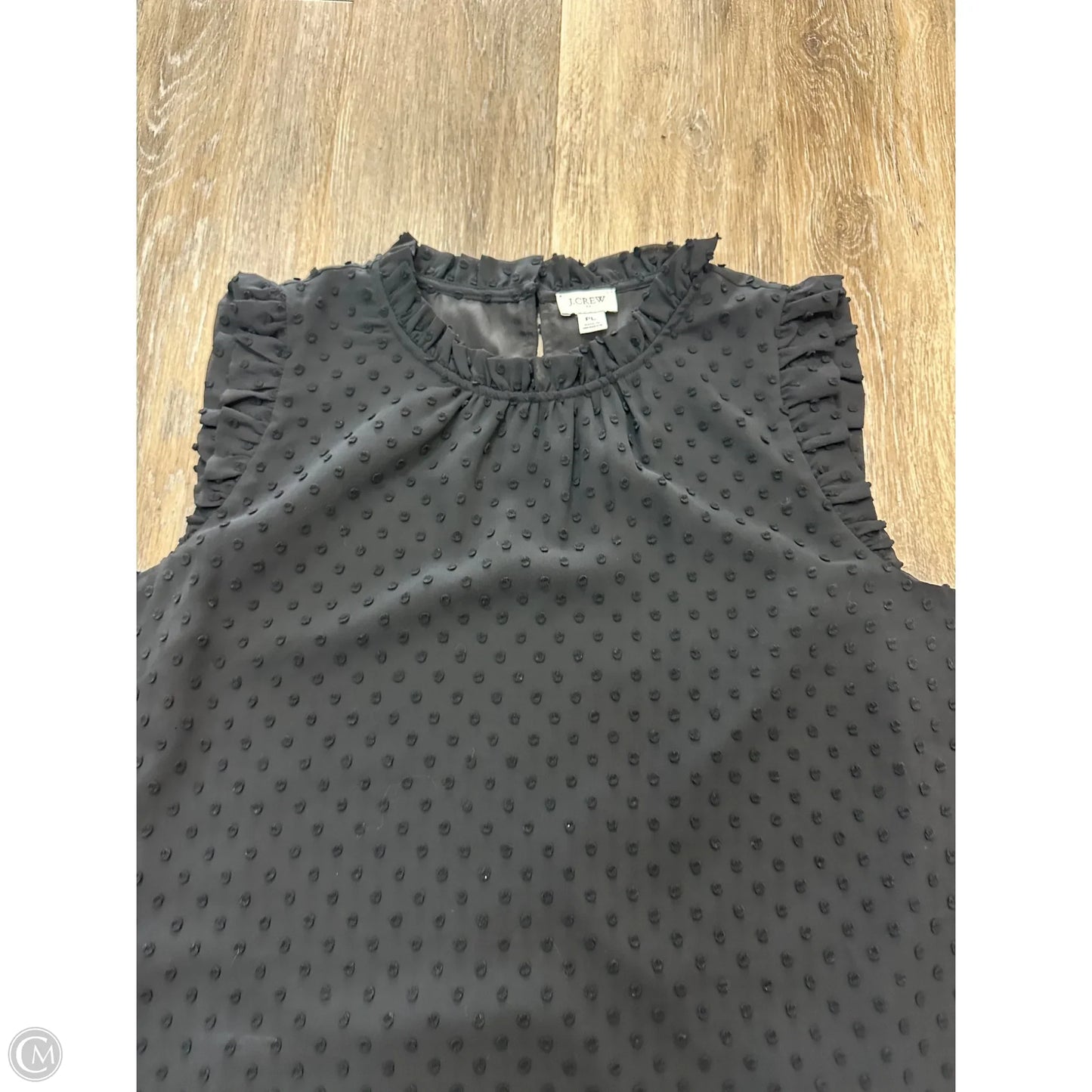 Top Sleeveless By J. Crew In Black, Size: L