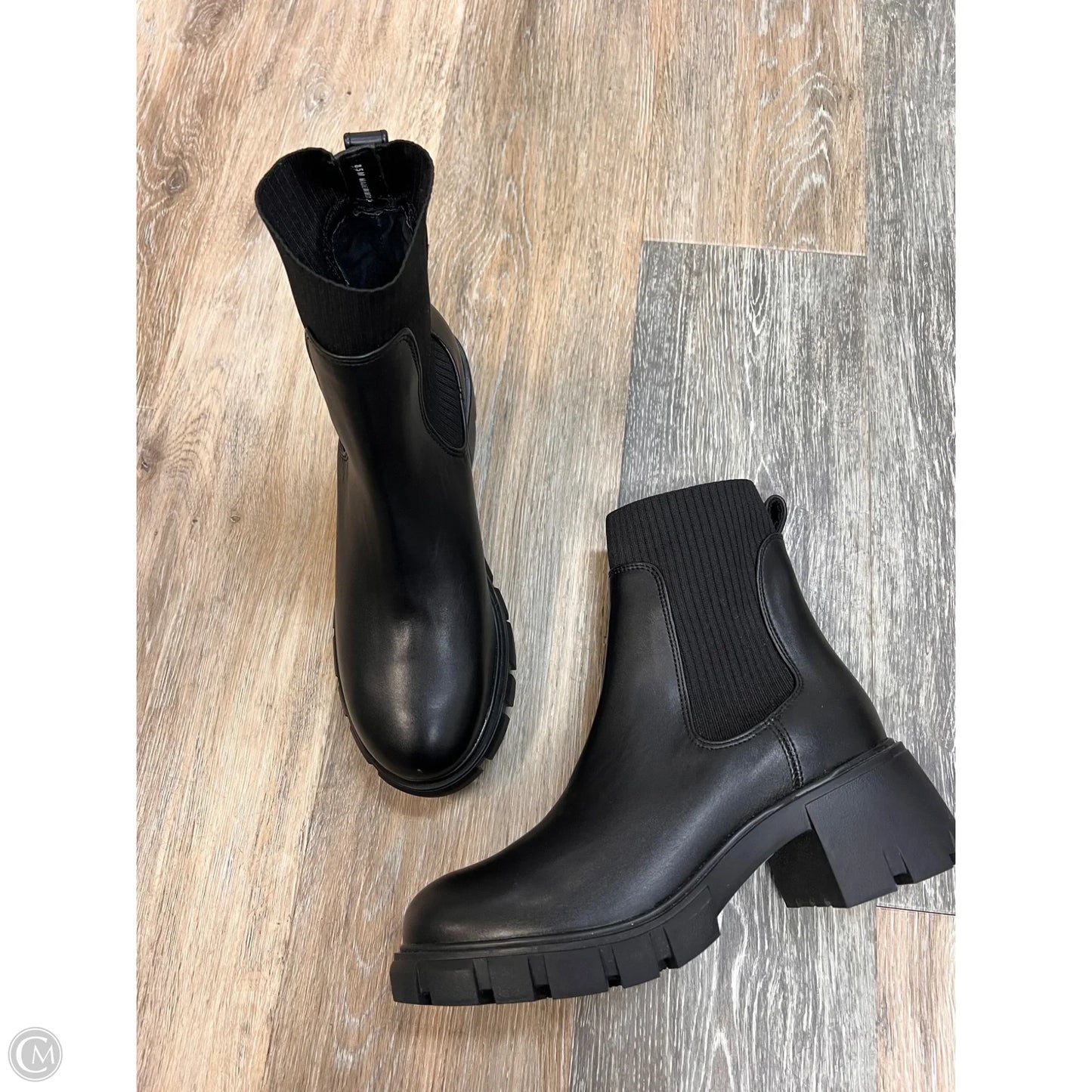 Boots Ankle Flats By Steve Madden In Black, Size: 8.5