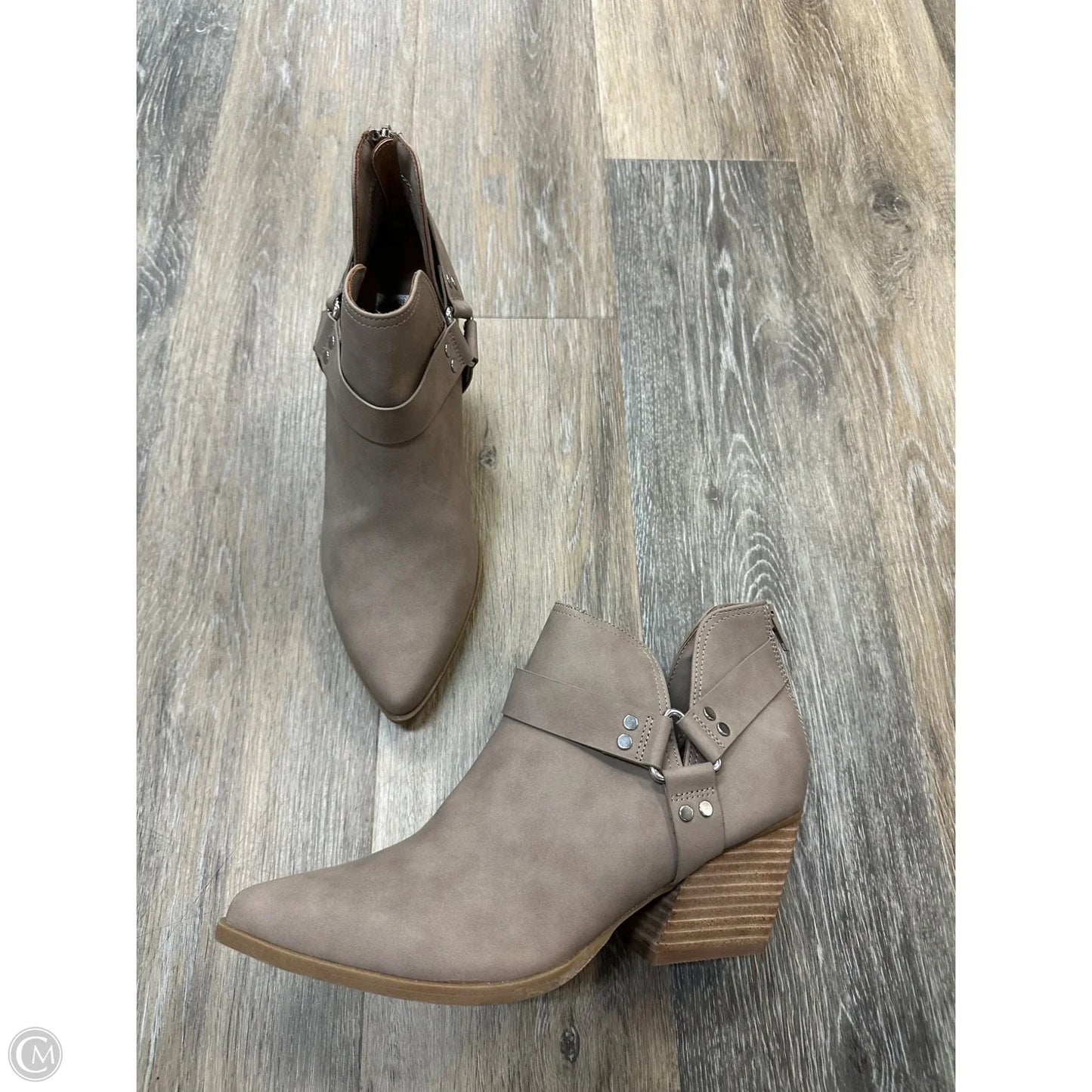 Boots Ankle Heels By Dolce Vita In Tan, Size: 10