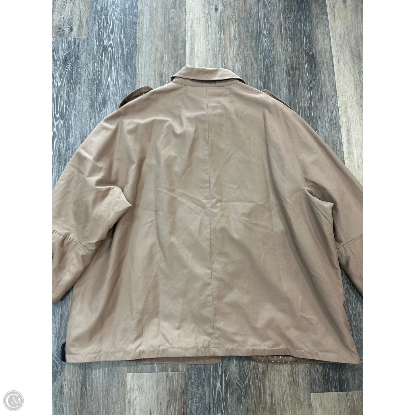 Jacket Shirt By Elena Miro In Brown, Size: Xl