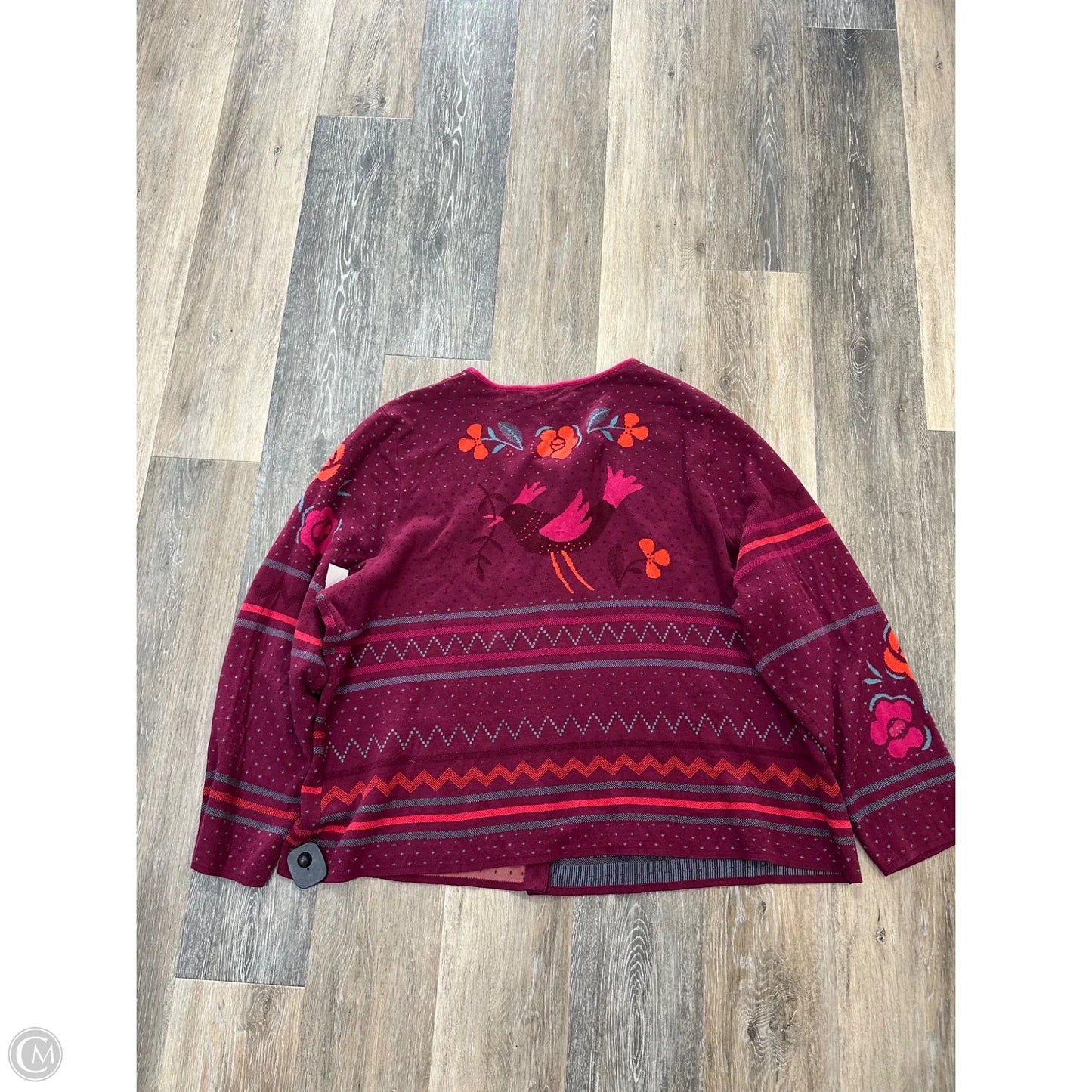 Sweater Cardigan By Gudrunsjoden In Purple, Size: Xxl