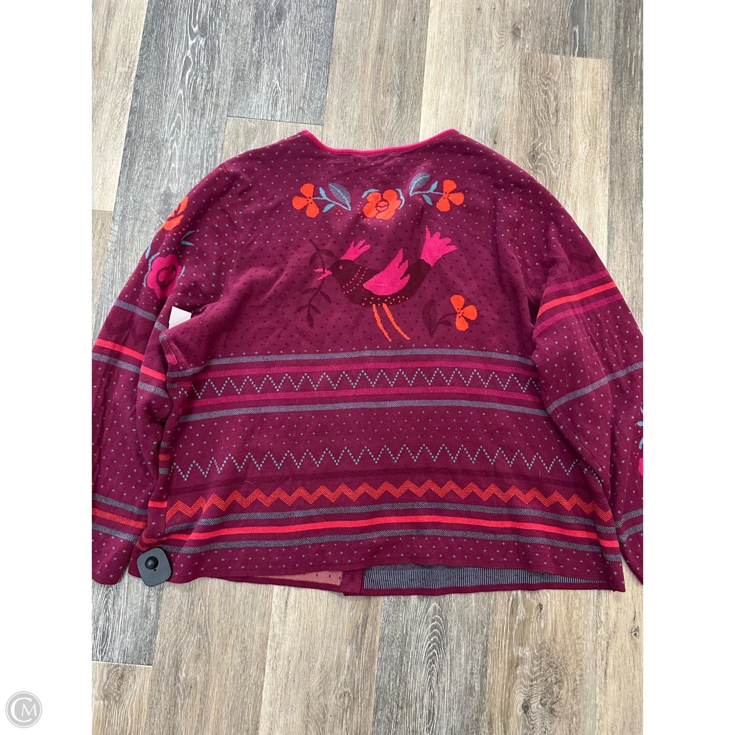 Sweater Cardigan By Gudrunsjoden In Purple, Size: Xxl