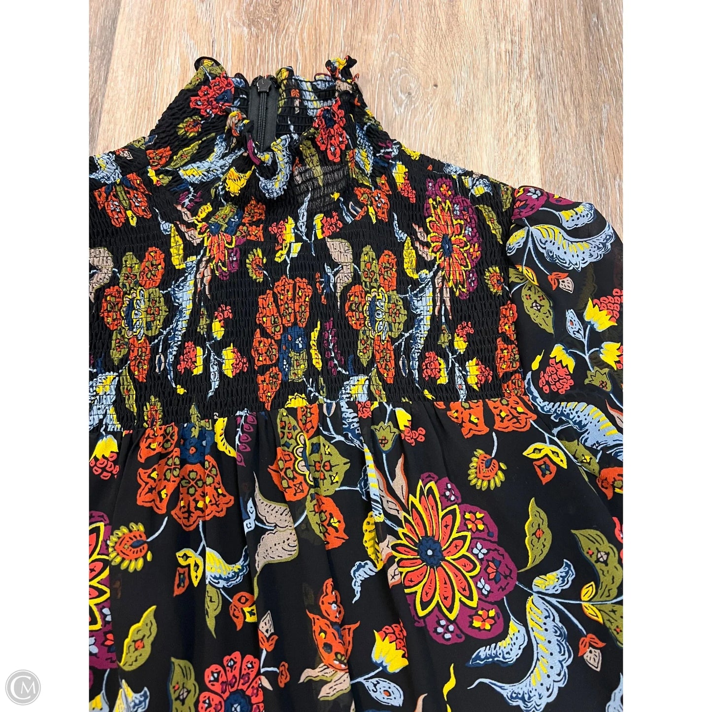 Dress Designer By Cinq à Sept In Black & Orange, Size: 4