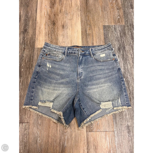 Shorts By Judy Blue In Blue Denim, Size: 1x