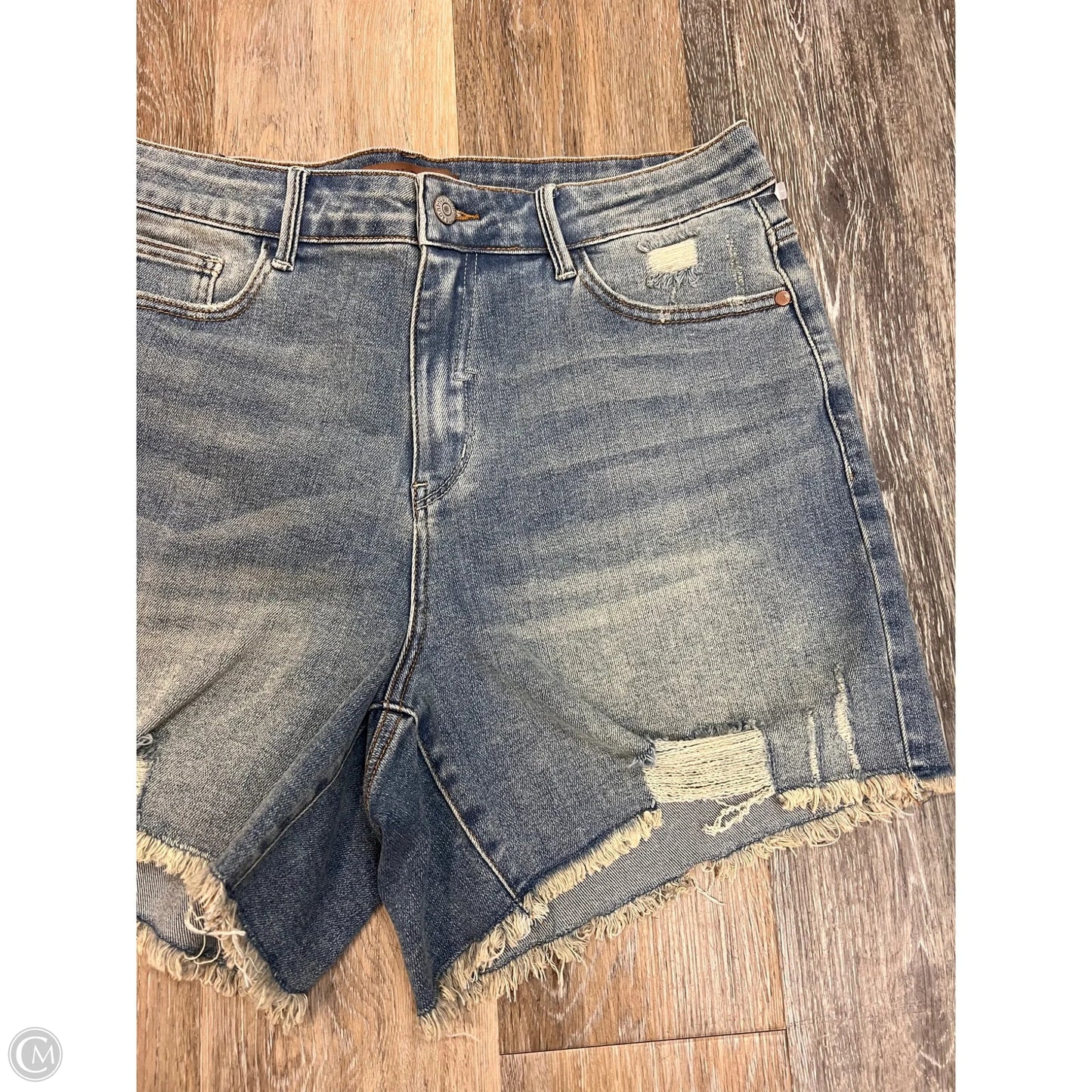 Shorts By Judy Blue In Blue Denim, Size: 1x