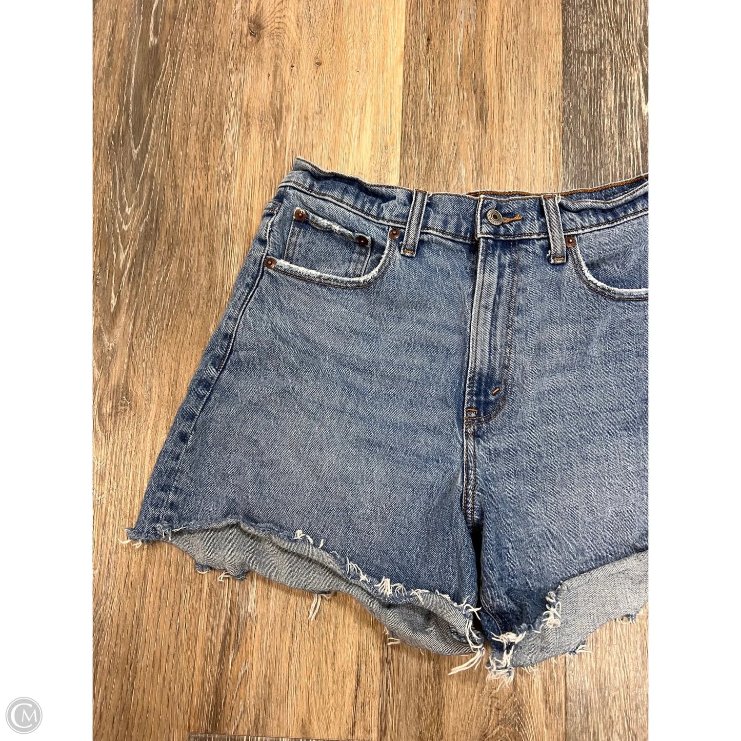 Shorts By Abercrombie And Fitch In Blue Denim, Size: 6