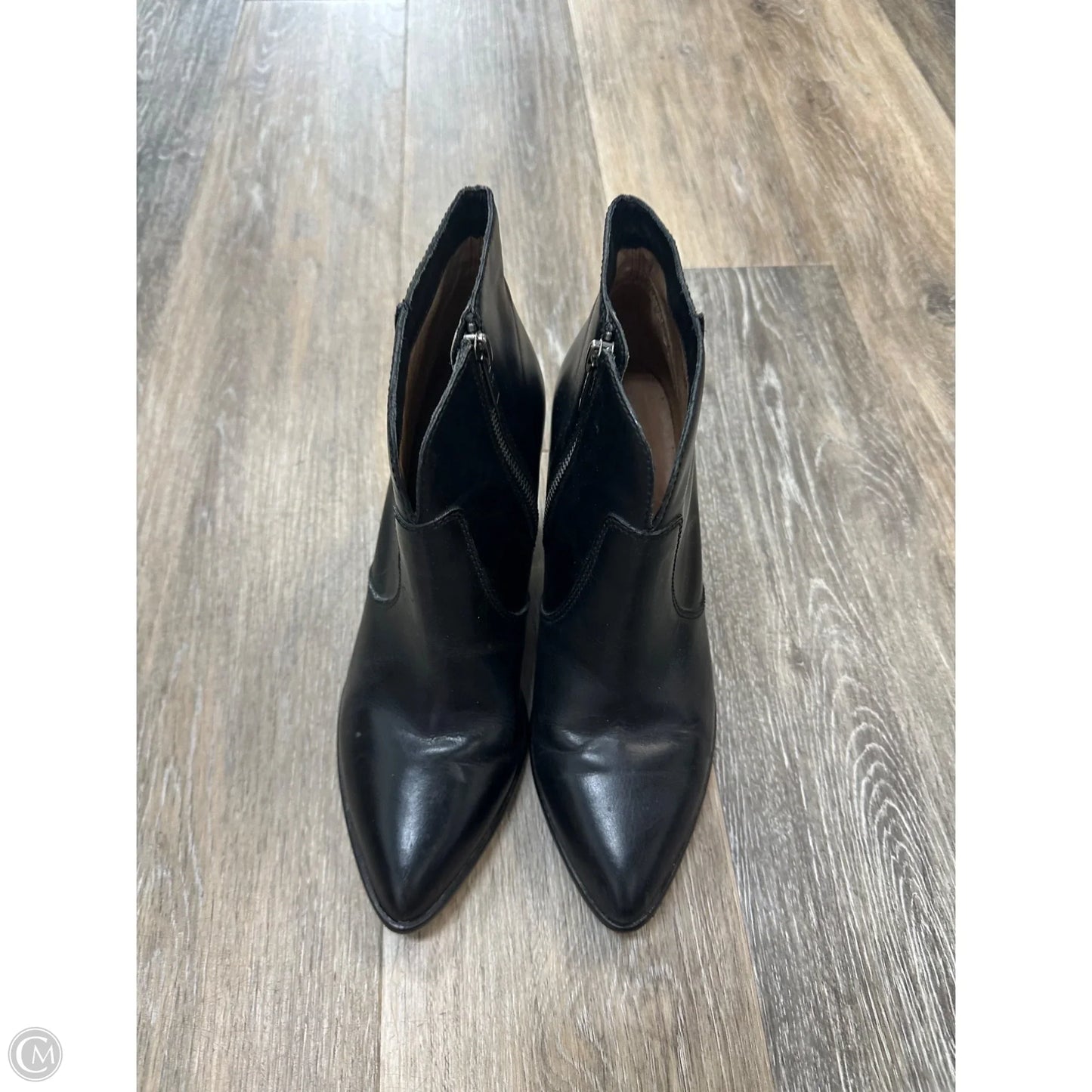 Boots Designer By Frye In Black, Size: 8.5