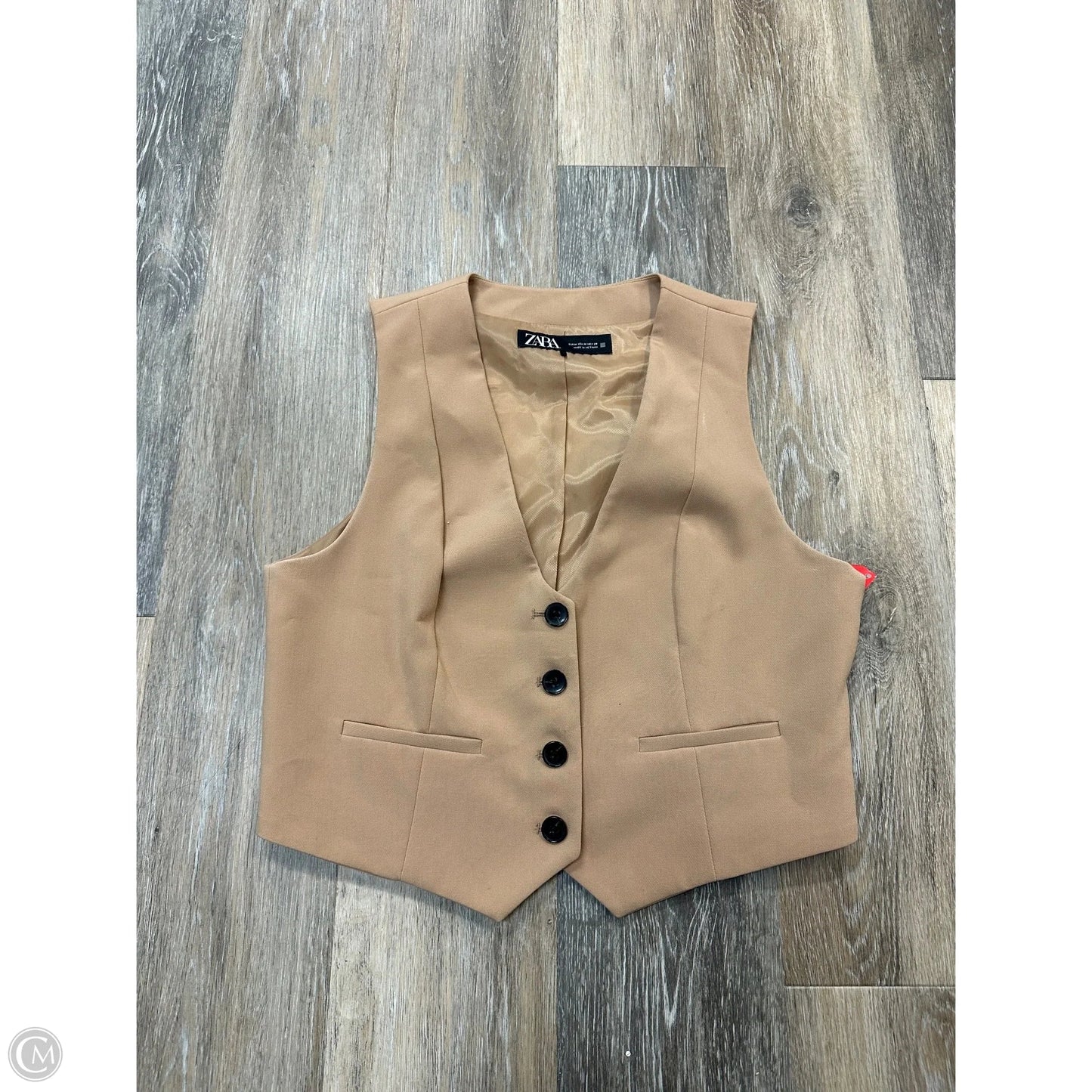 Vest Other By Zara In Brown, Size: M