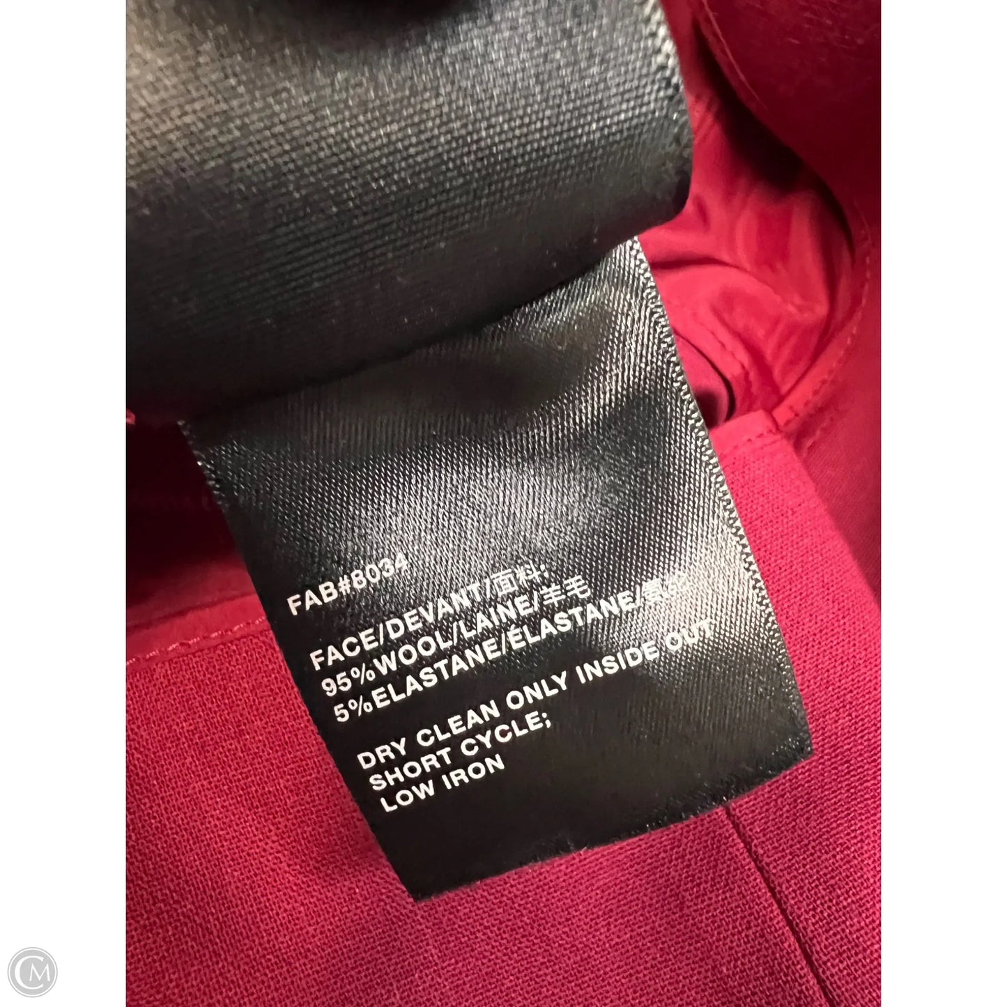 Pants Designer By Lafayette 148 In Red, Size: 12