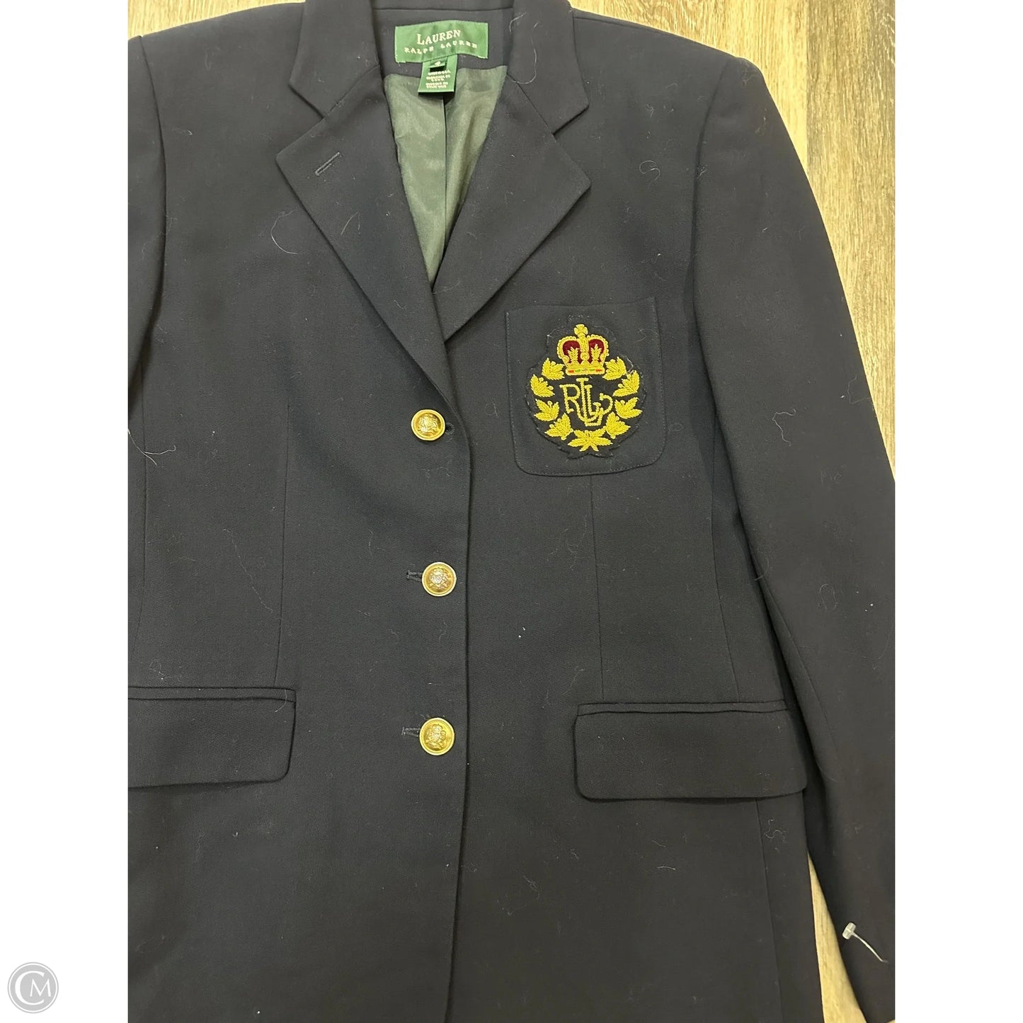 Blazer By Ralph Lauren In Navy, Size: 4