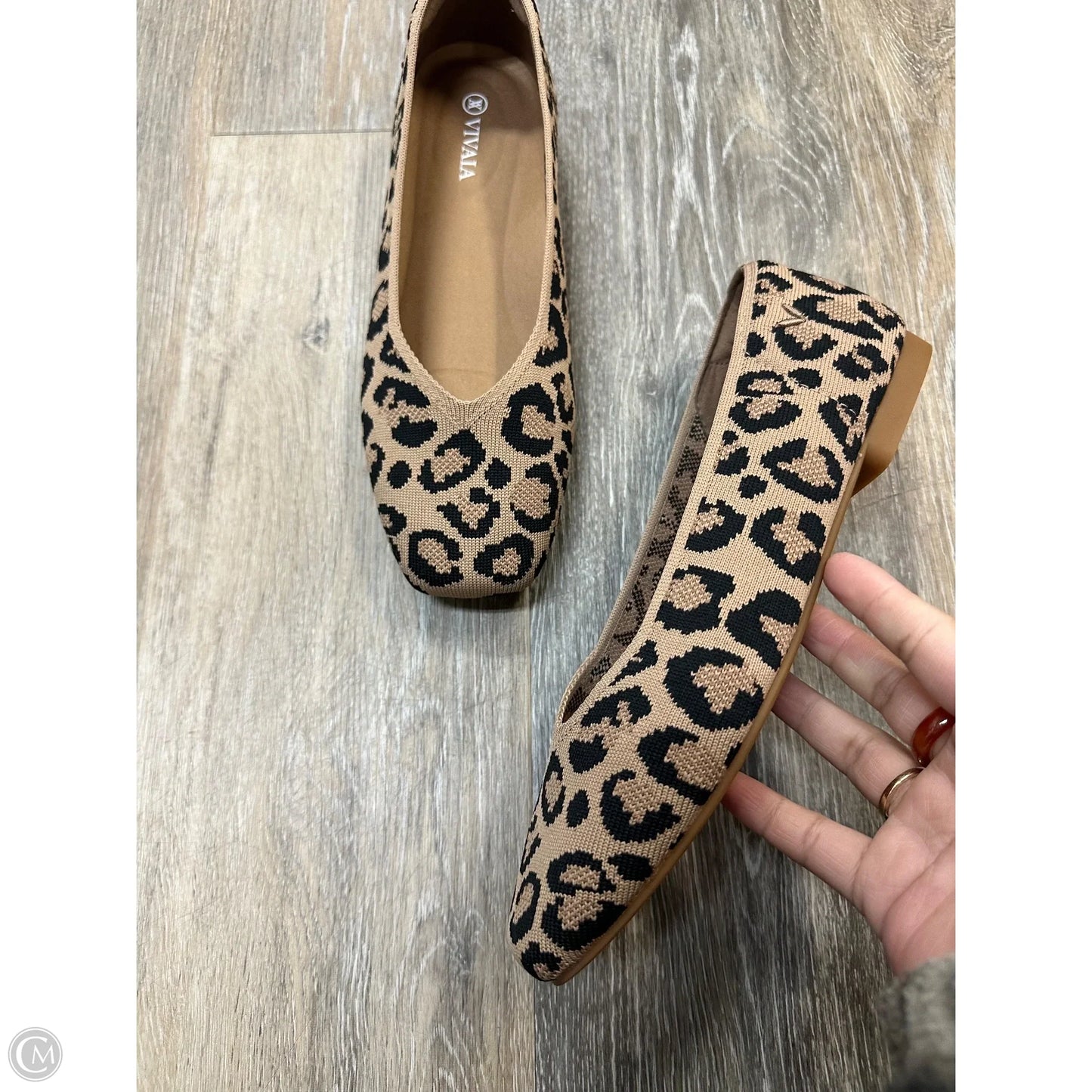 Shoes Flats By Vivaia In Animal Print, Size: 8