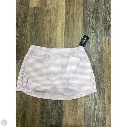 Athletic Skort By Ralph Lauren In Purple, Size: L