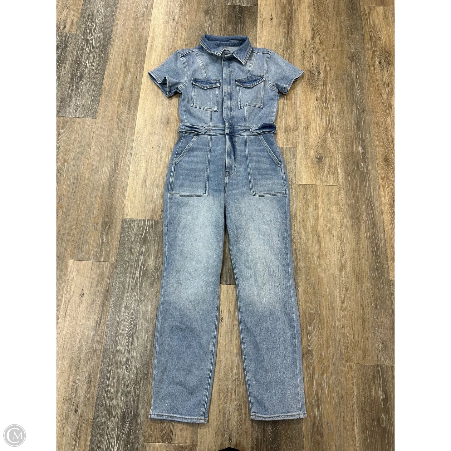 Jumpsuit By Good American In Blue Denim, Size: M
