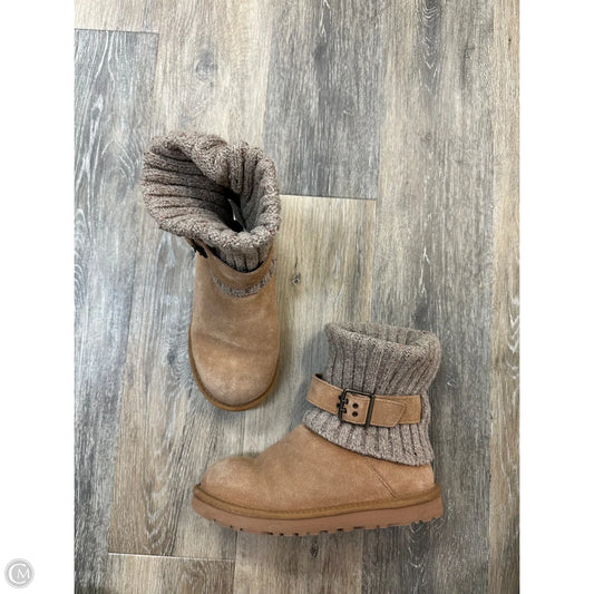 Boots Designer By Ugg In Brown, Size: 7
