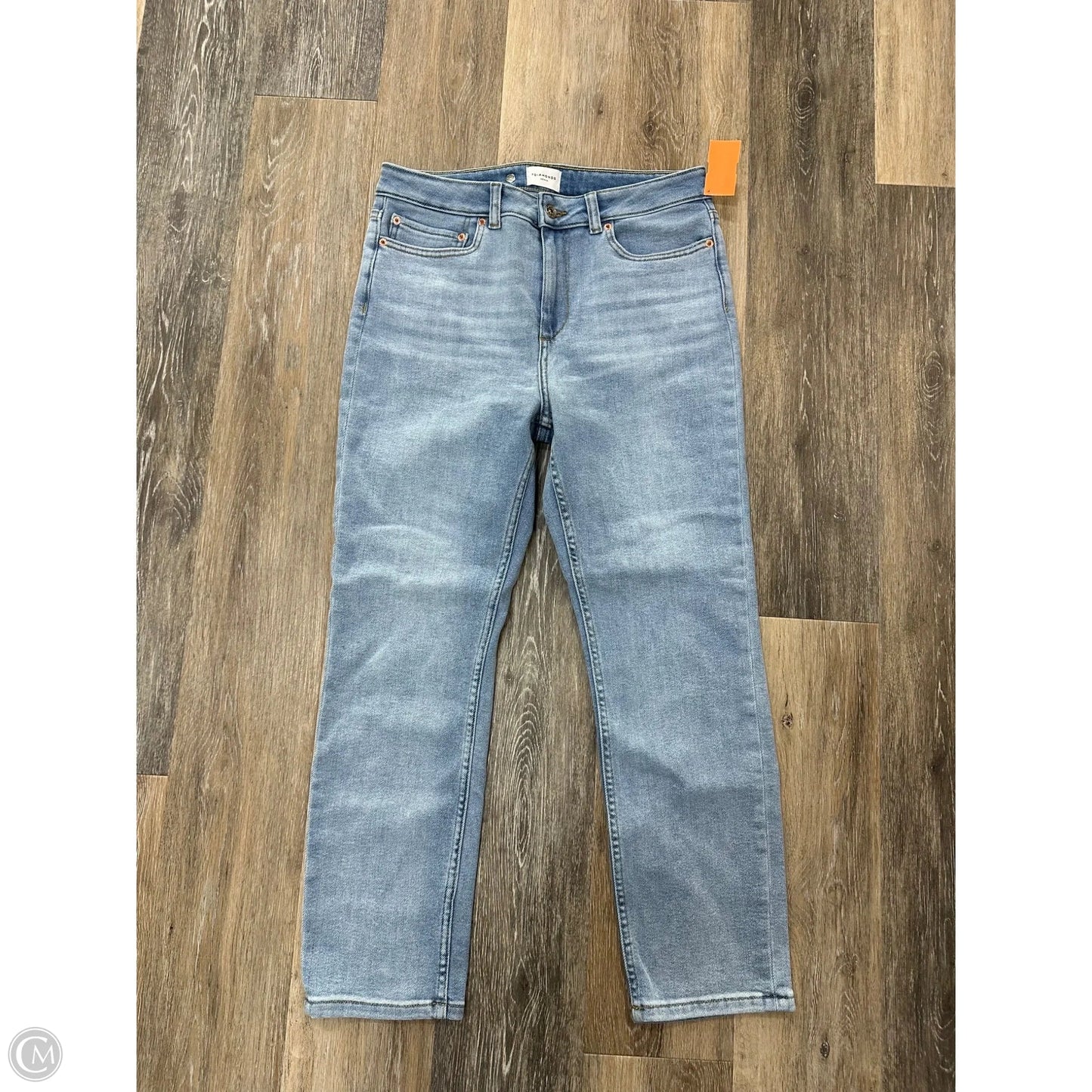 Jeans Straight By 7Diamonds In Blue Denim, Size: 10