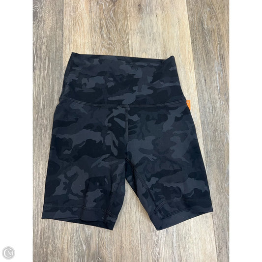 Athletic Shorts By Lululemon In Camouflage Print, Size: 2