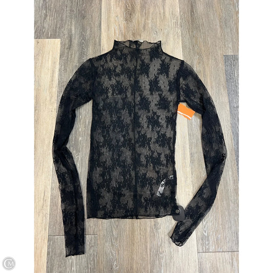 Top Long Sleeve By Free People In Black, Size: Xs