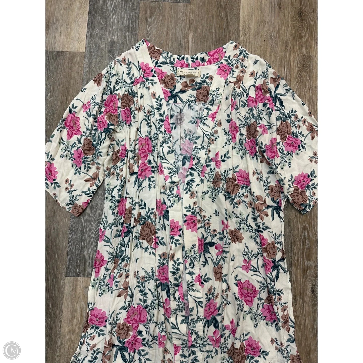 Kimono By Saltwater Luxe In Floral Print, Size: S