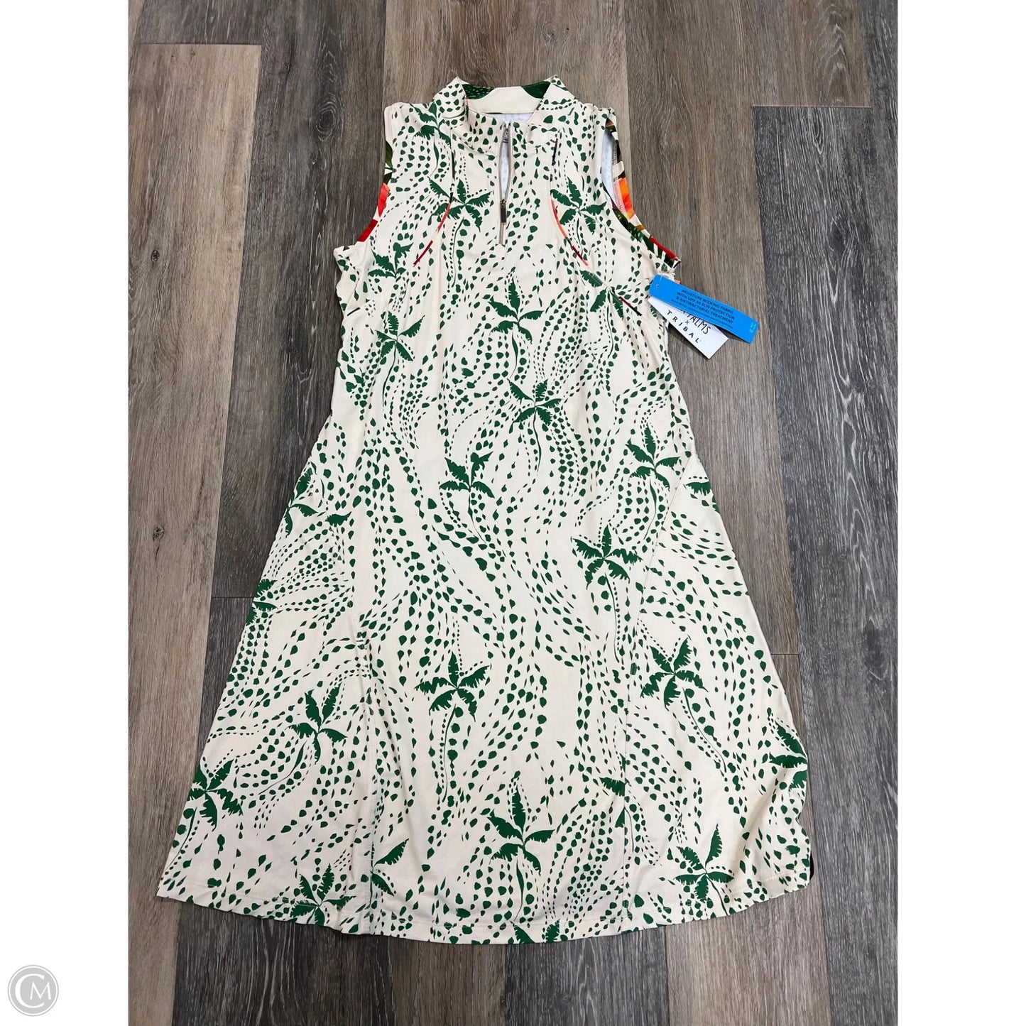 Athletic Dress By XIX Palms x Tribal In Green & White, Size: Xs