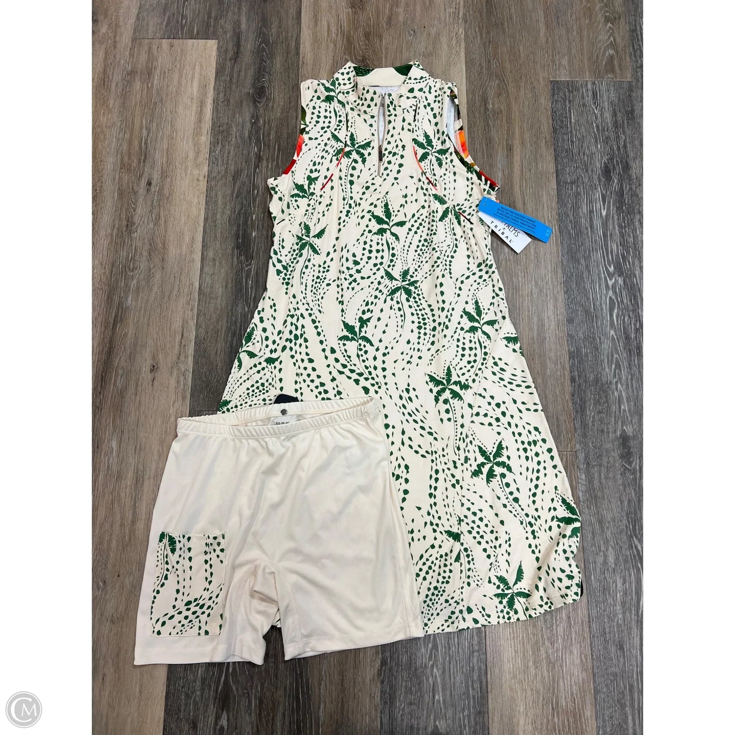 Athletic Dress By XIX Palms x Tribal In Green & White, Size: Xs