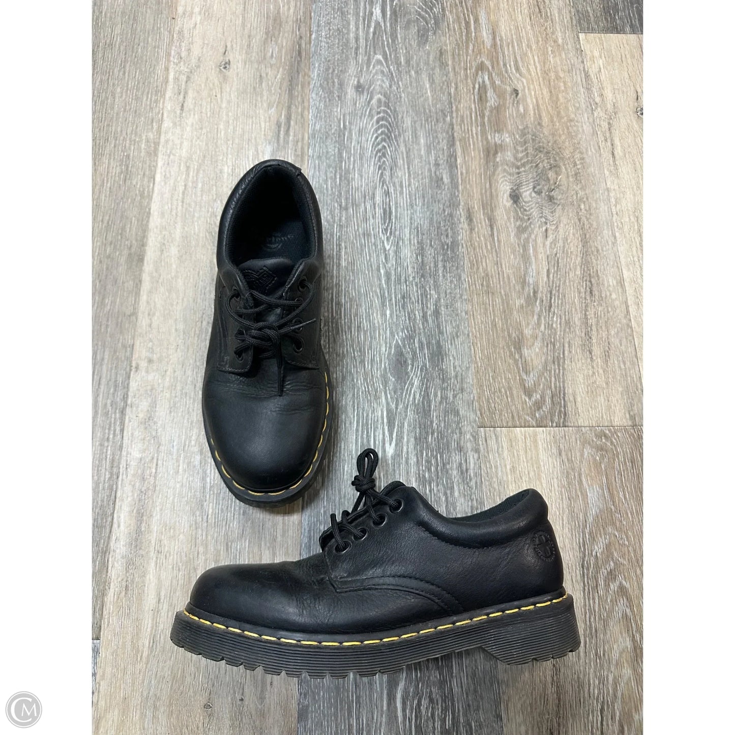 Shoes Flats By Dr Martens In Black, Size: 9