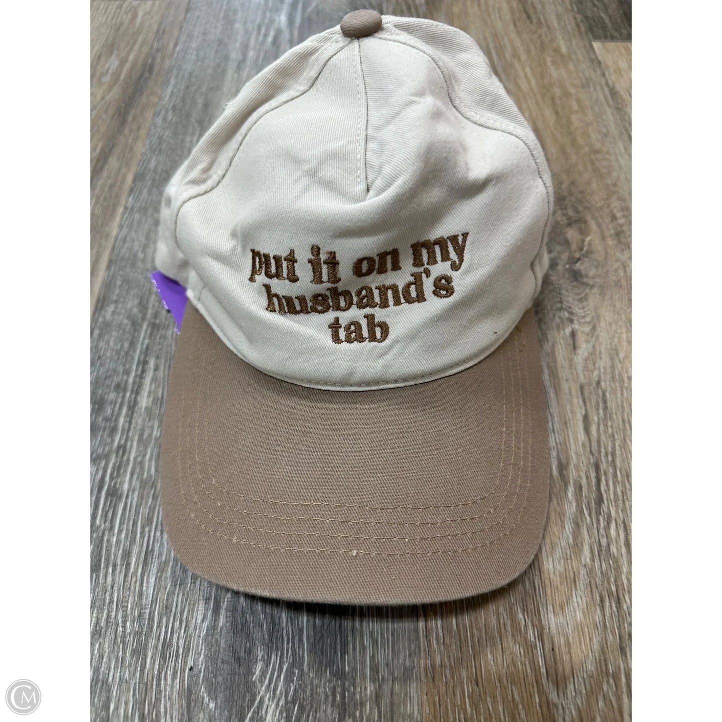 Hat Baseball Cap By Put It On my Husbands Tab
