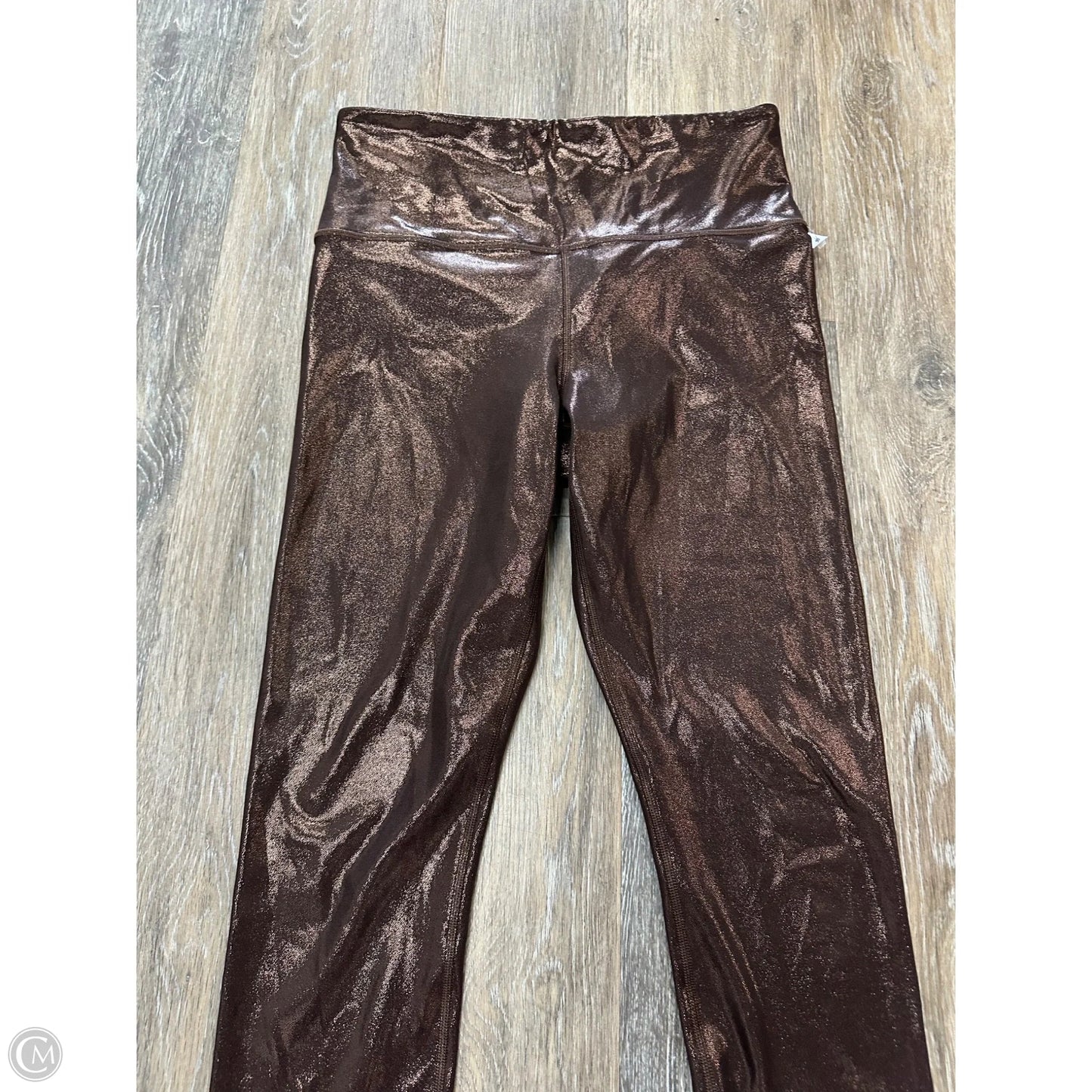Athletic Leggings By Athleta In Brown, Size: M