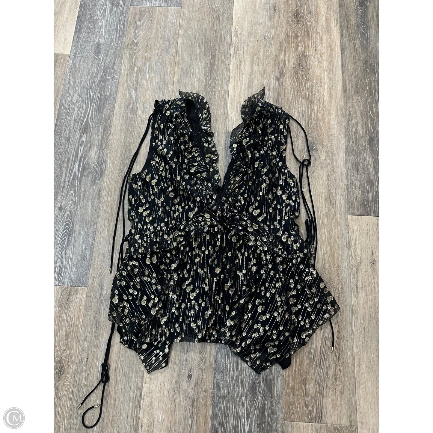 Top Sleeveless Designer By Derek Lam In Black, Size: L