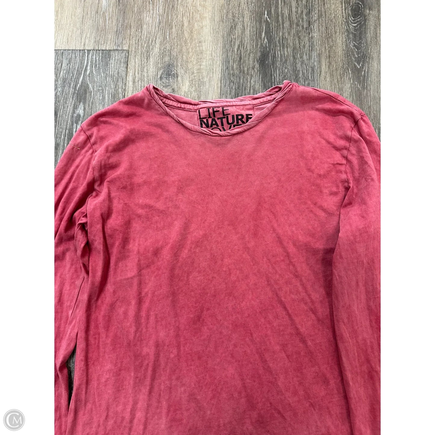 Top Long Sleeve By Freecity In Red, Size: M