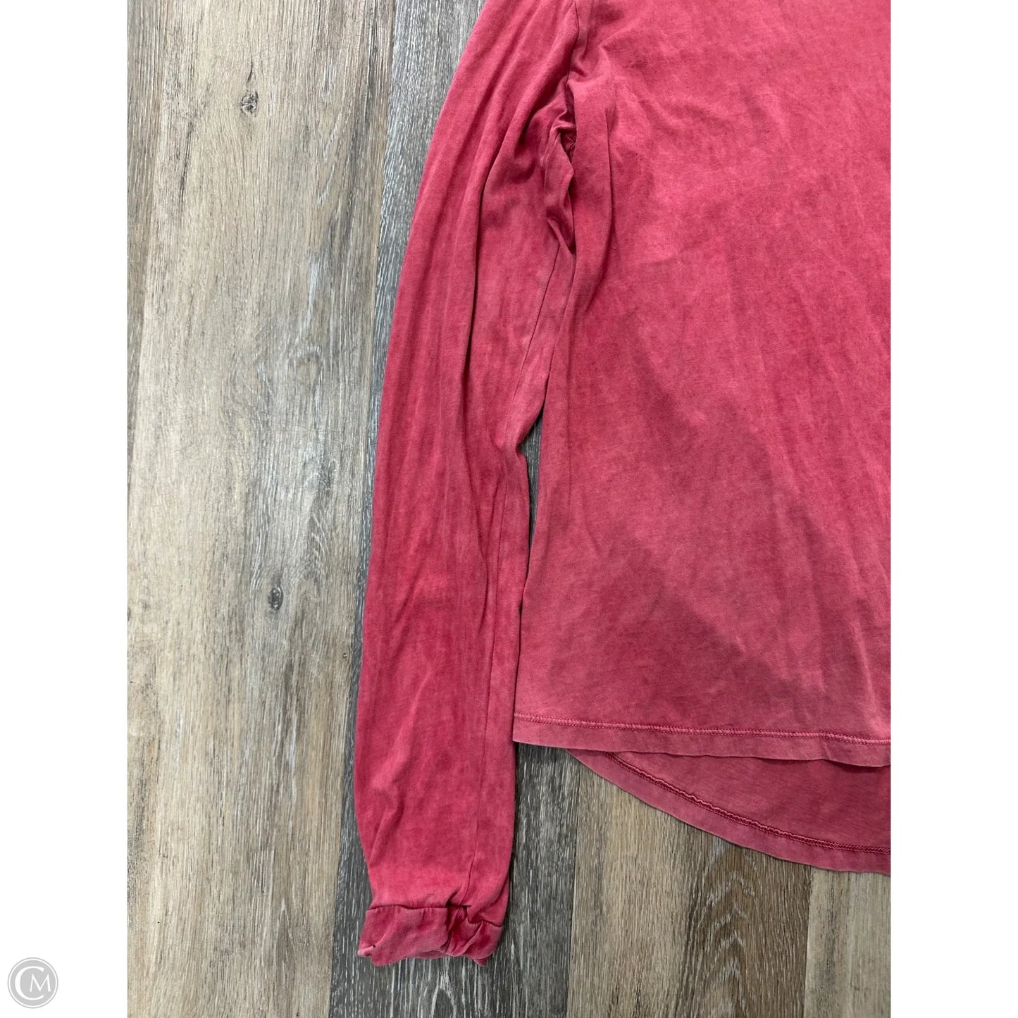 Top Long Sleeve By Freecity In Red, Size: M