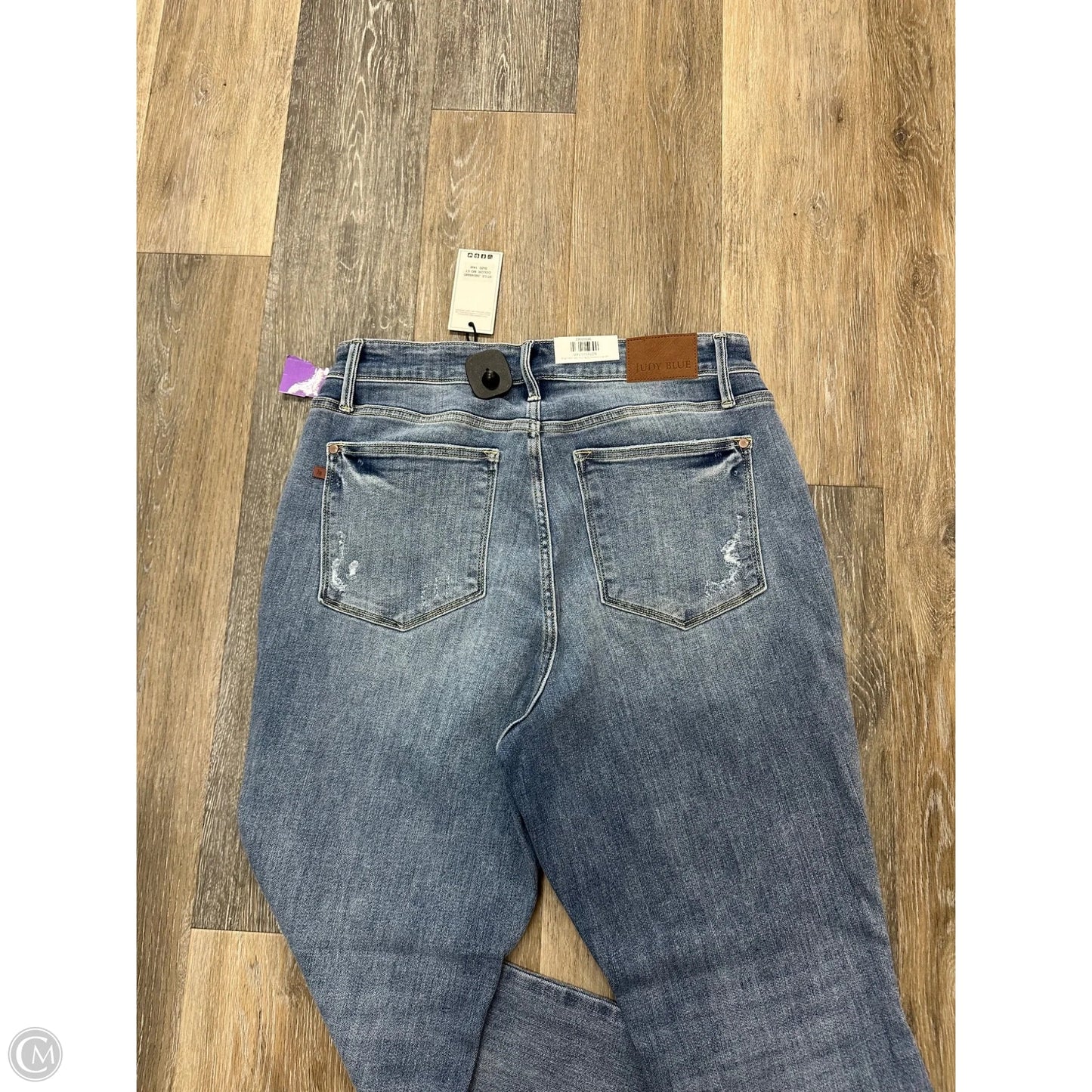 Jeans Boot Cut By Judy Blue In Blue Denim, Size: 14