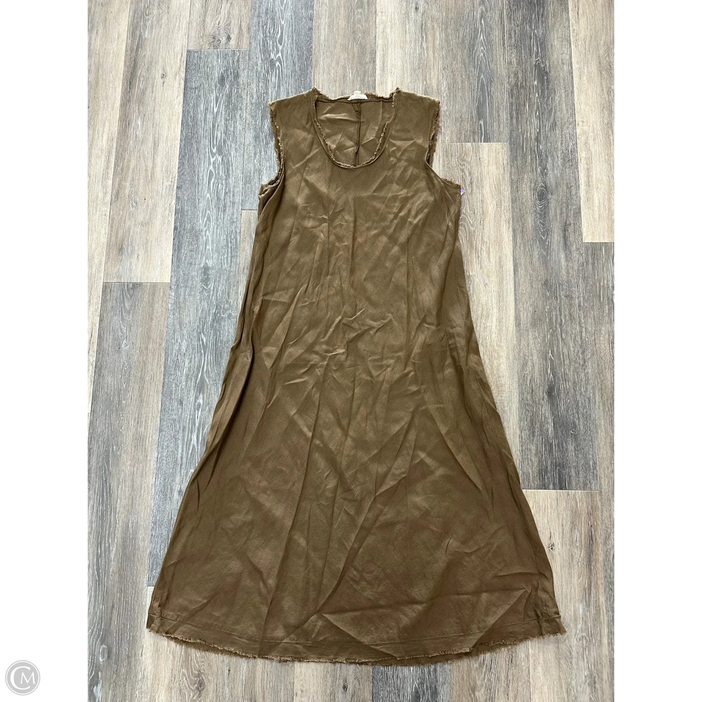 Dress Casual Maxi By Eileen Fisher In Brown, Size: M