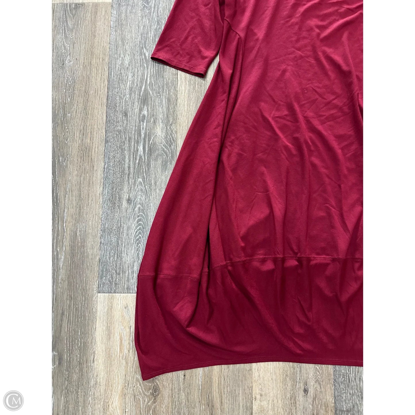 Dress Casual Midi By Eileen Fisher In Red, Size: M