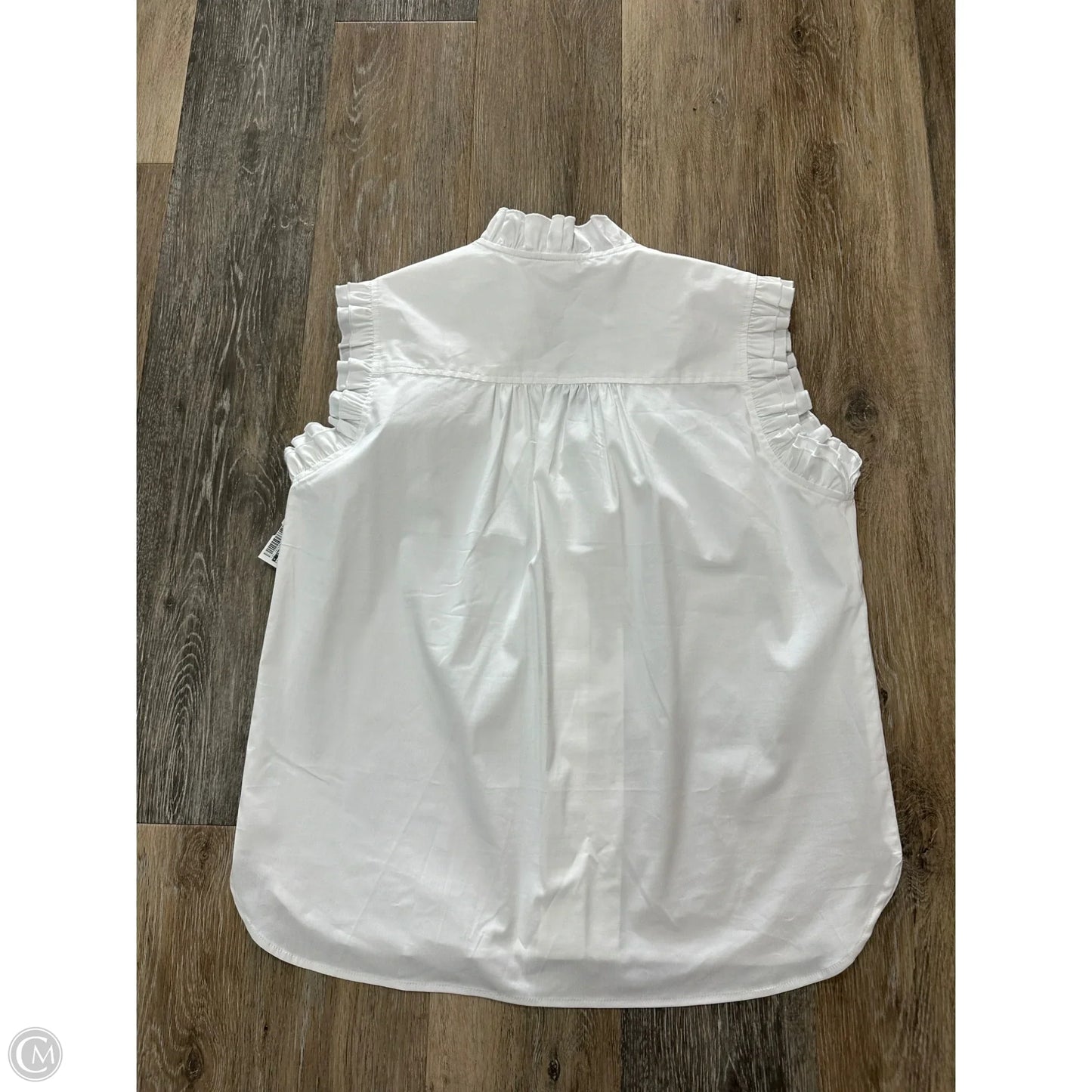 Top Sleeveless By Finley In White, Size: M
