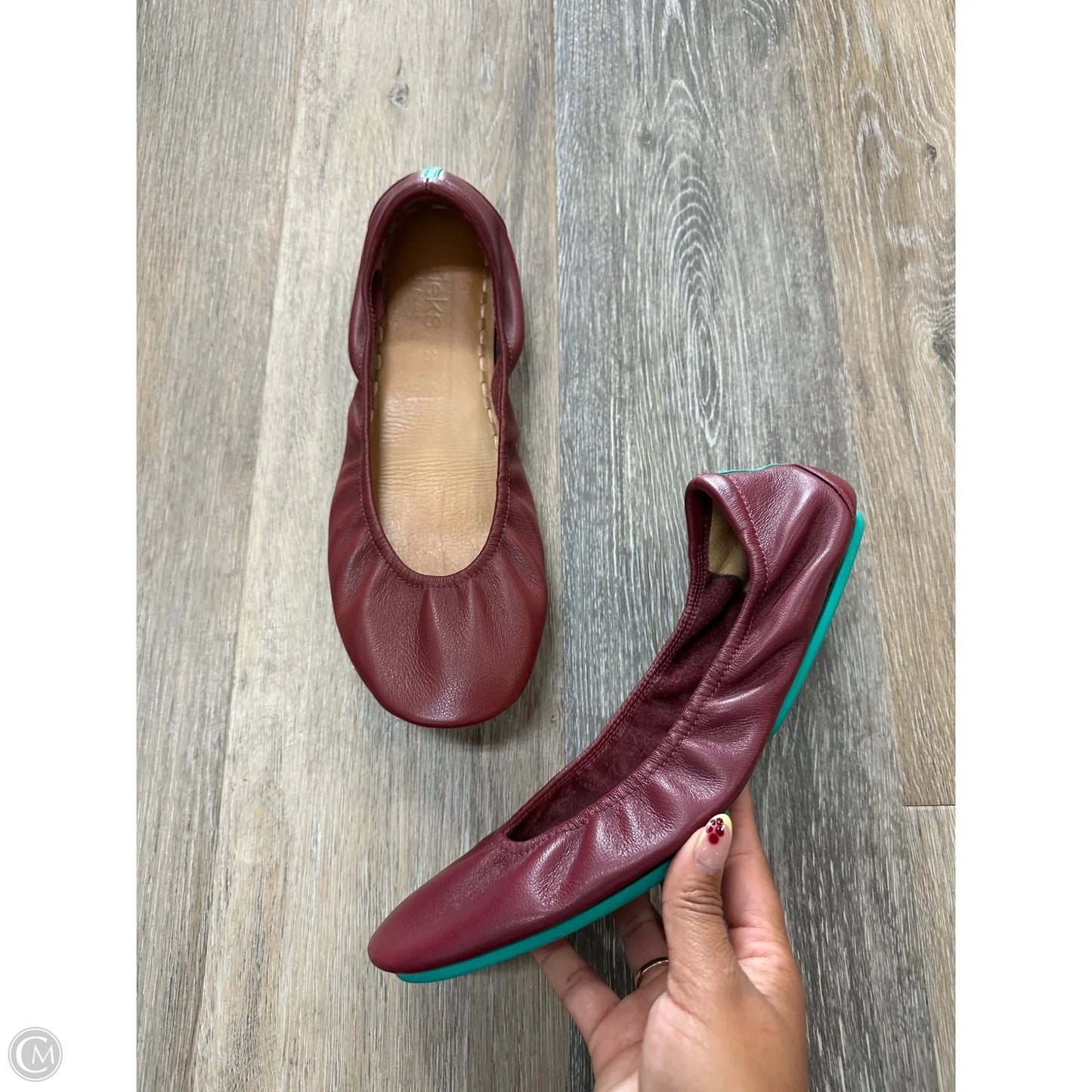 Shoes Flats By Tieks In Red, Size: 11