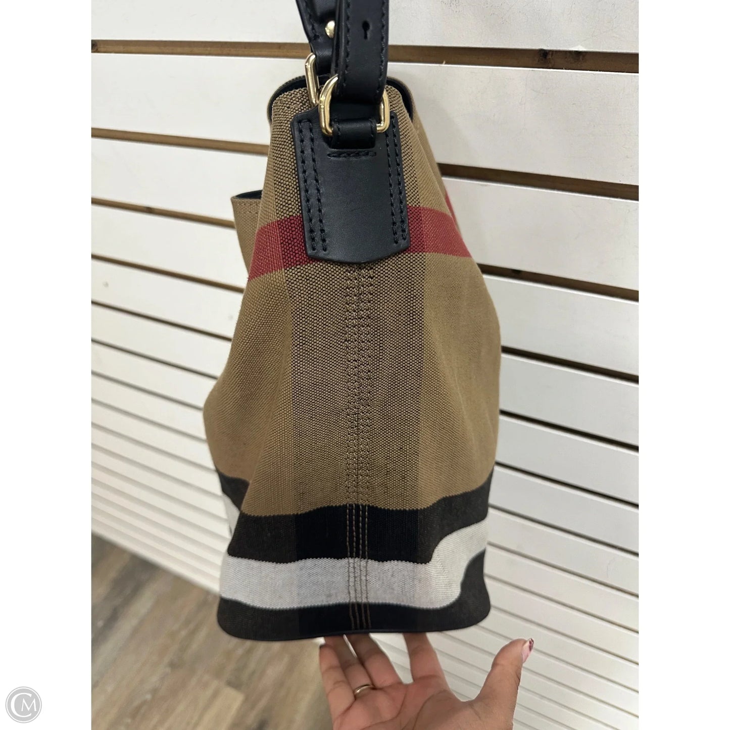 Handbag Luxury Designer By Burberry, Size: Medium