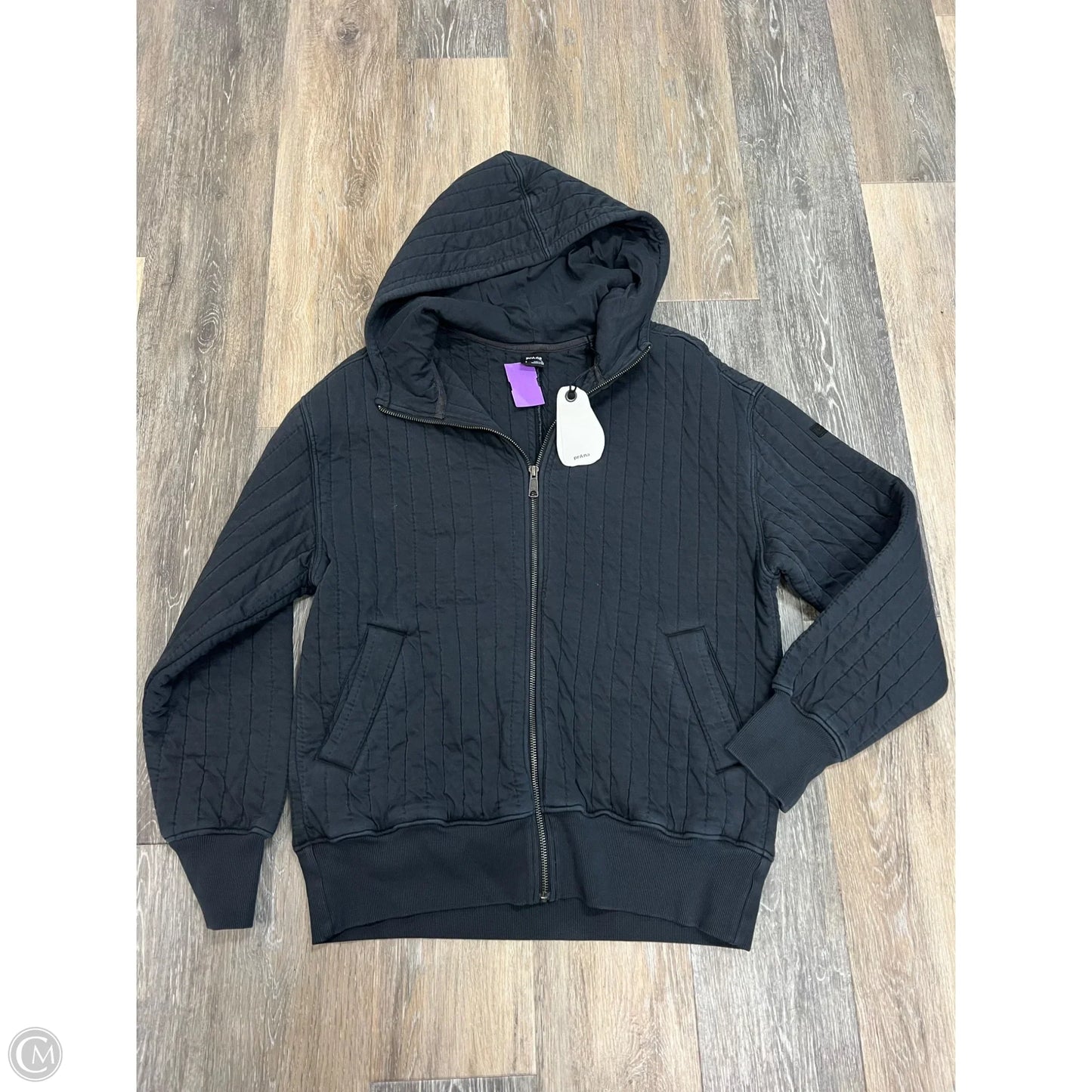 Sweatshirt Hoodie By Prana In Black, Size: S