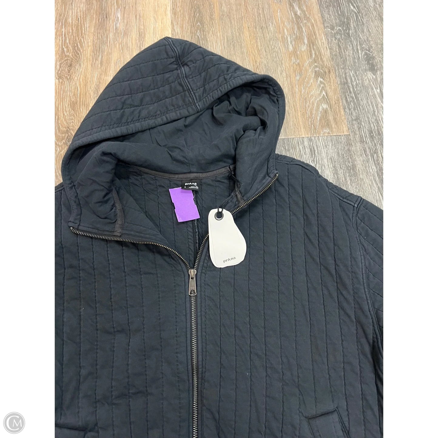 Sweatshirt Hoodie By Prana In Black, Size: S