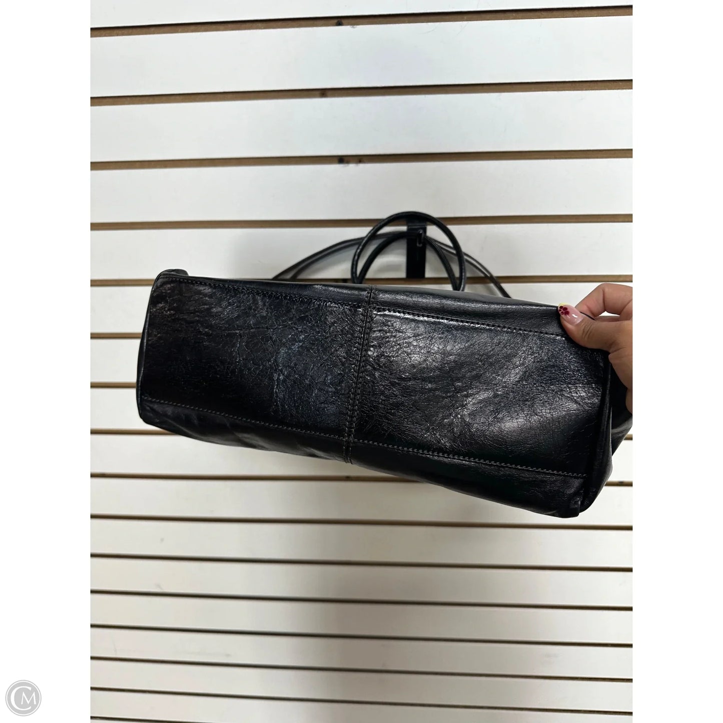 Handbag Leather By Hobo Intl, Size: Large