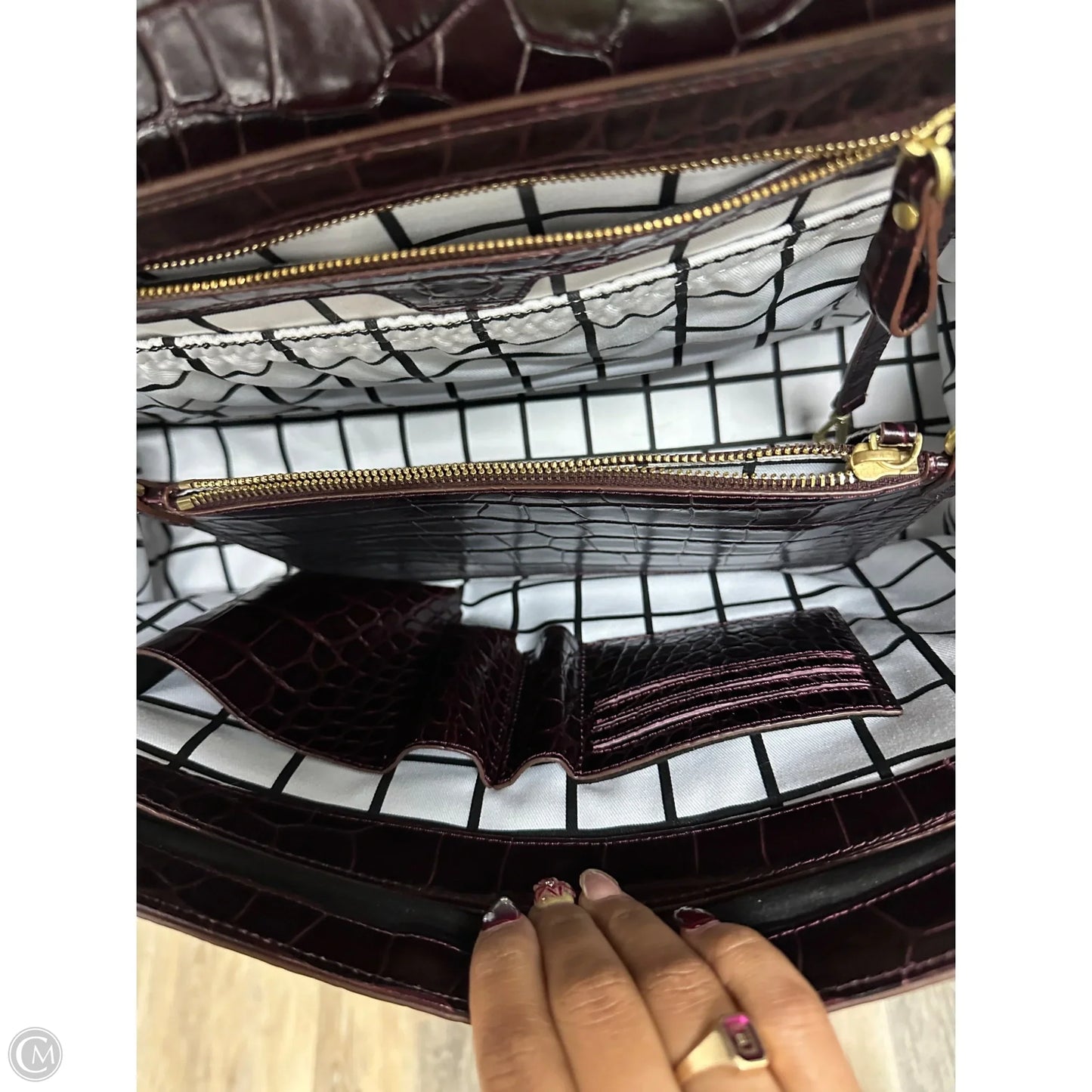 Handbag By Jemma, Size: Large