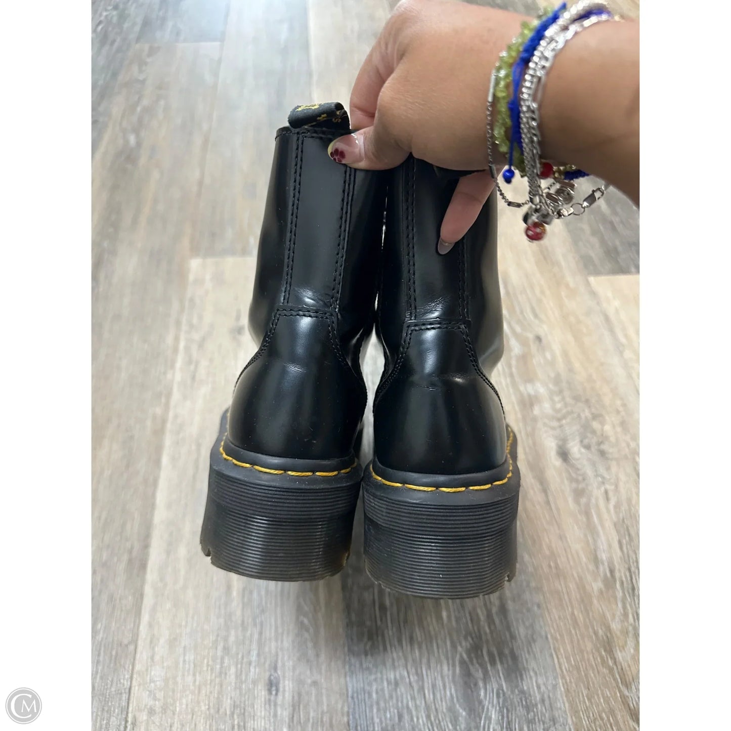 Boots Combat By Dr Martens In Black, Size: 6