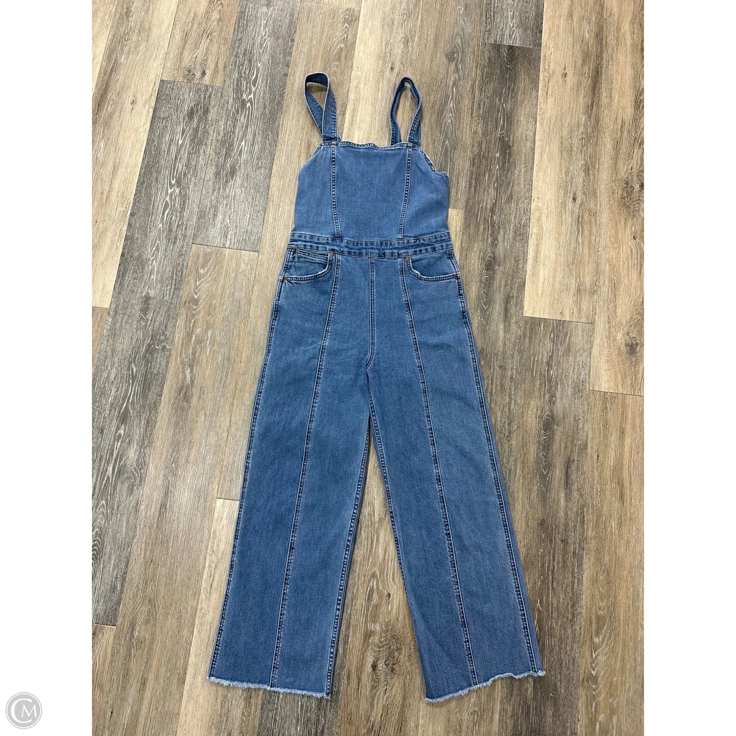 Jumpsuit By Wrangler In Blue Denim, Size: 4
