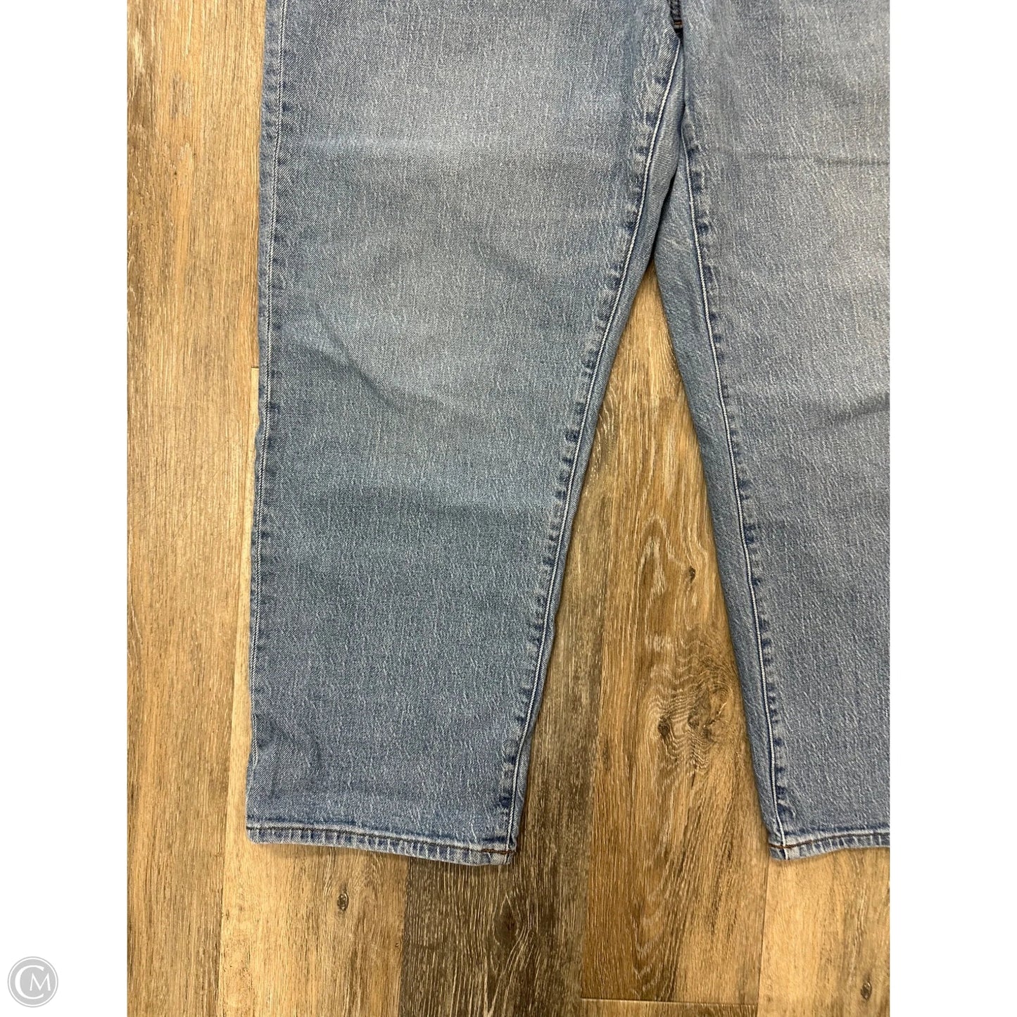 Jeans Straight By Madewell In Blue Denim, Size: 18