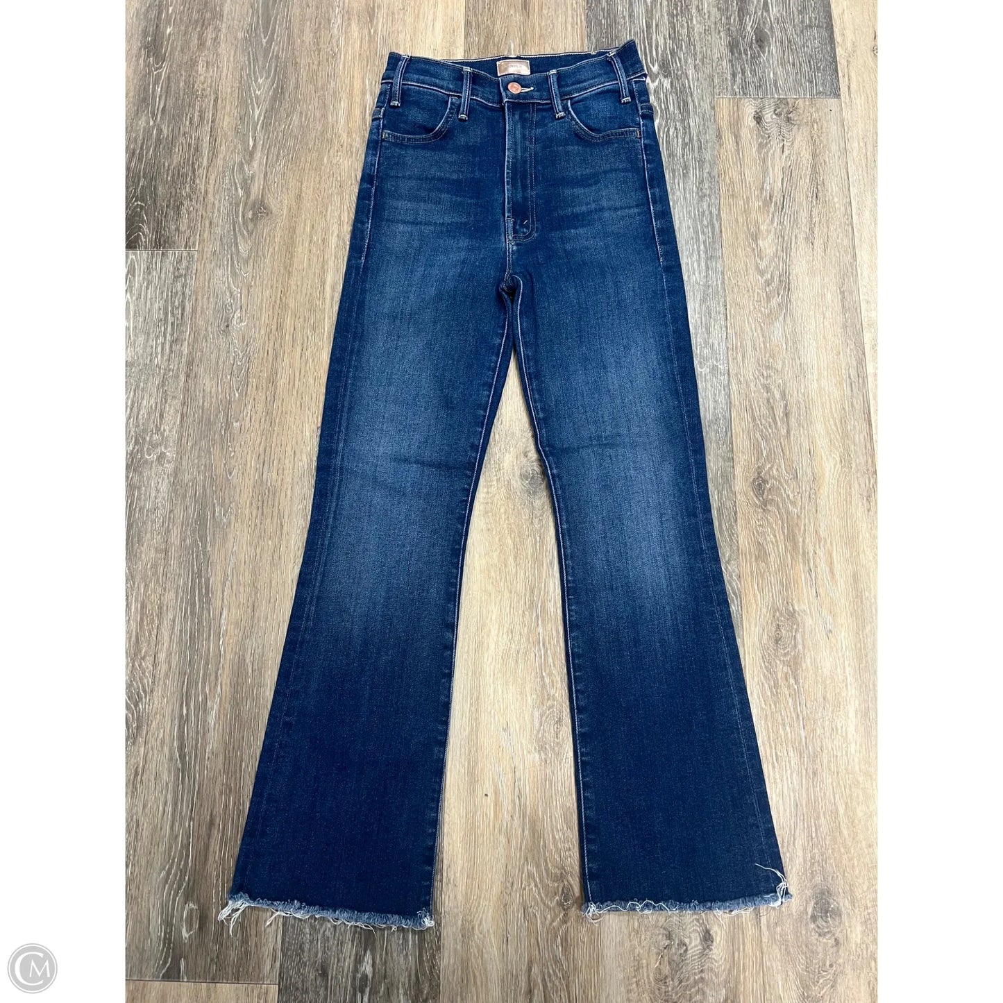Jeans Cropped By Mother In Blue Denim, Size: 0/24