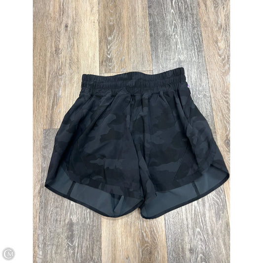 Athletic Shorts By Lululemon In Camouflage Print, Size: 4