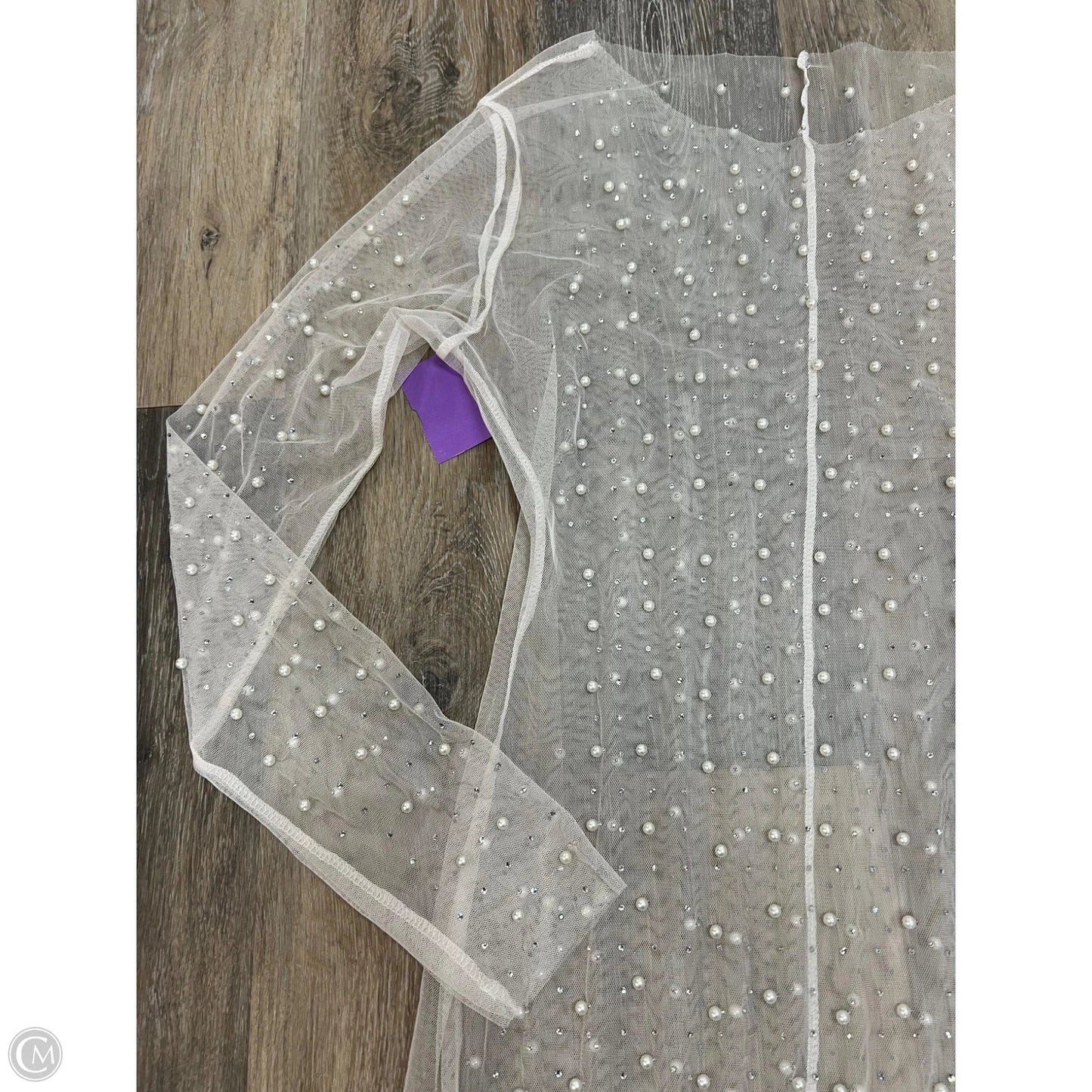 Dress Casual Maxi By Cmc In White, Size: L