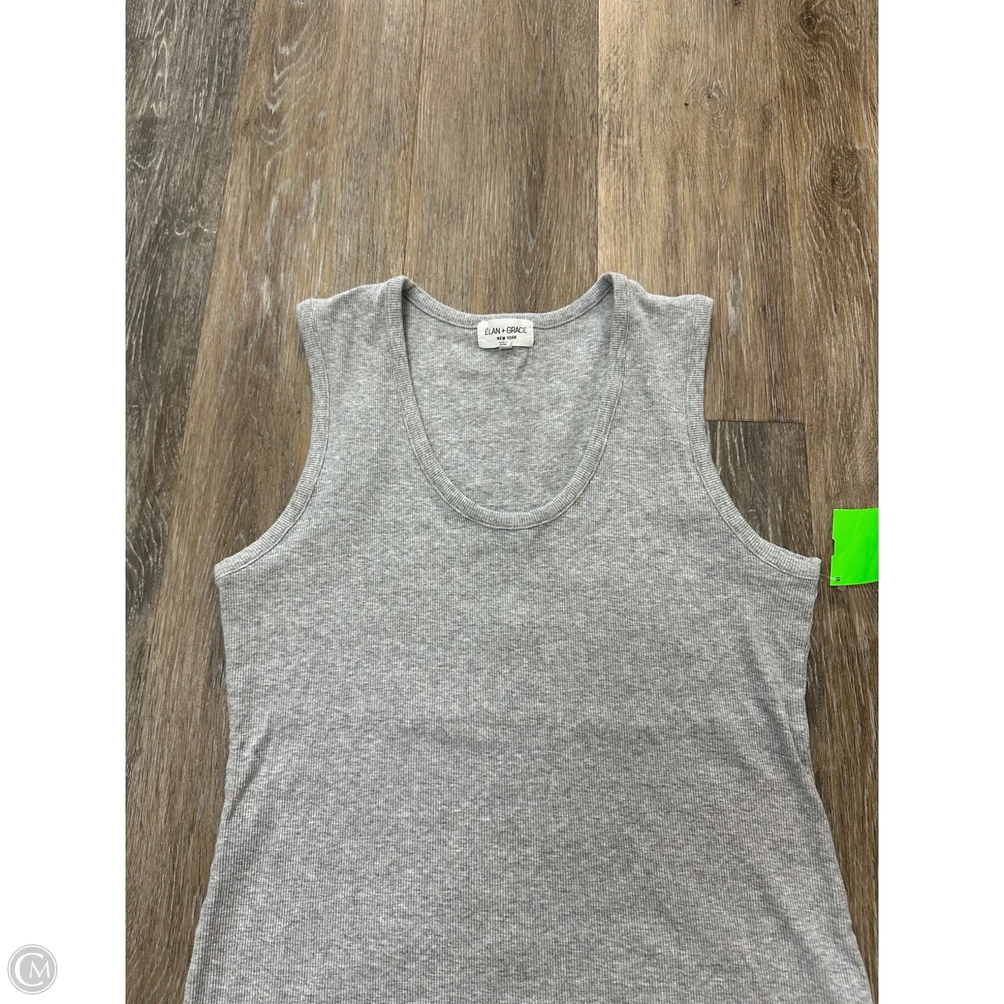 Tank Top By Elan + Grace In Grey, Size: L